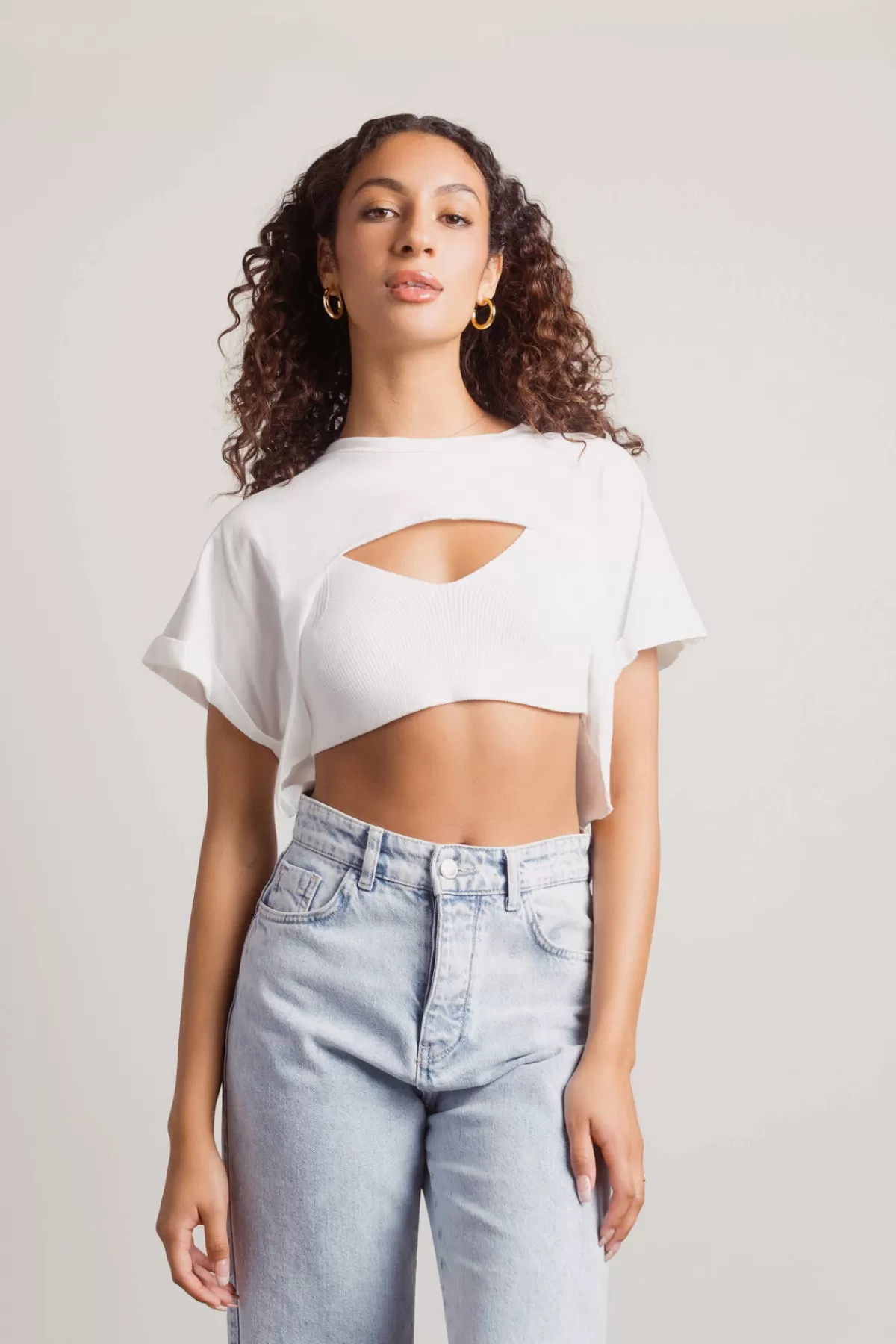 Tobi Cut It Short Crop Top - * 4Th Of July Fashion | Tees