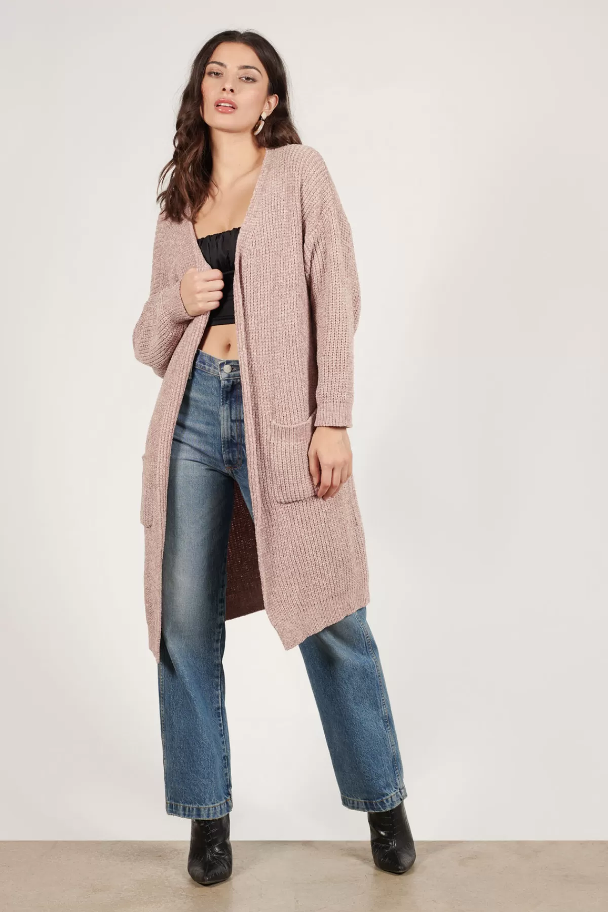 Tobi Dakota Longline Cardigan - * Long Sleeve Tops | Sweaters & Cardigans