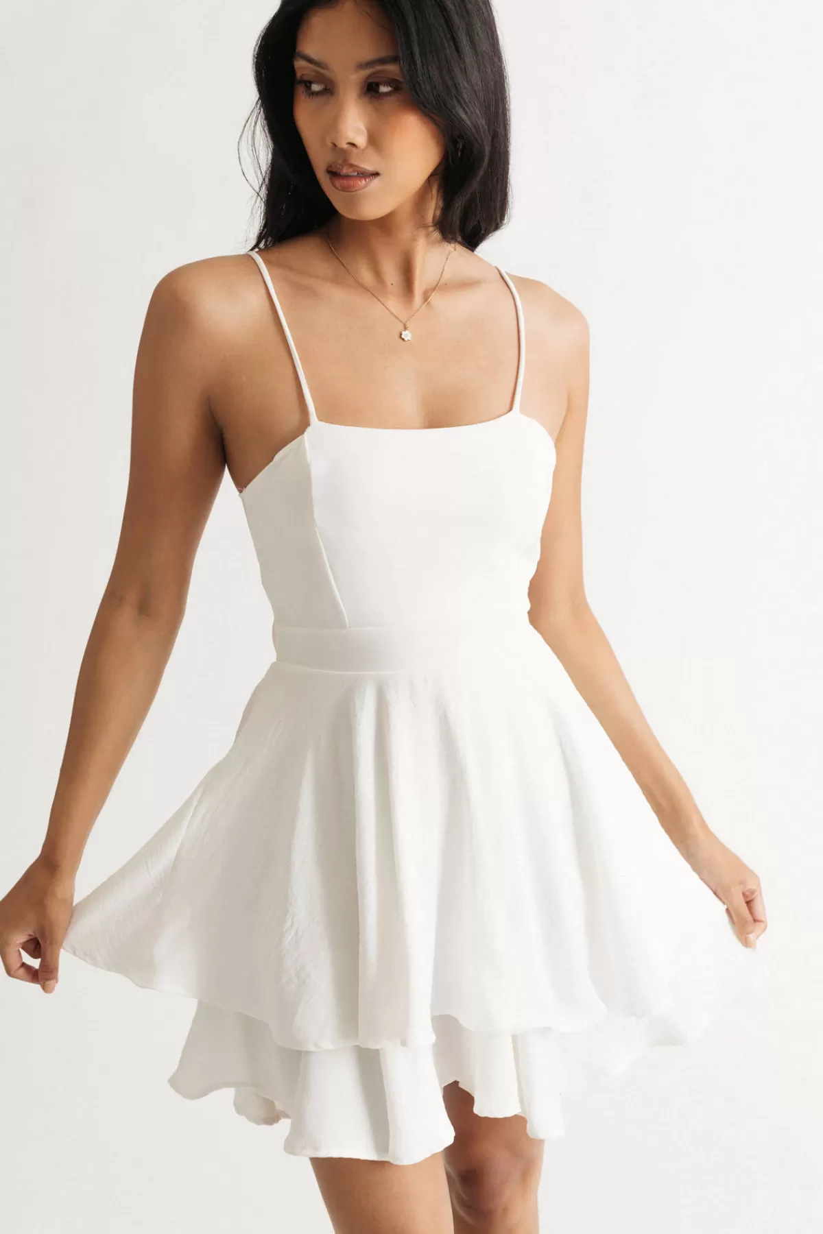 Tobi Darlene Layered Flare Skater Dress* Bachelorette Party Dresses | Casual Wedding Dresses