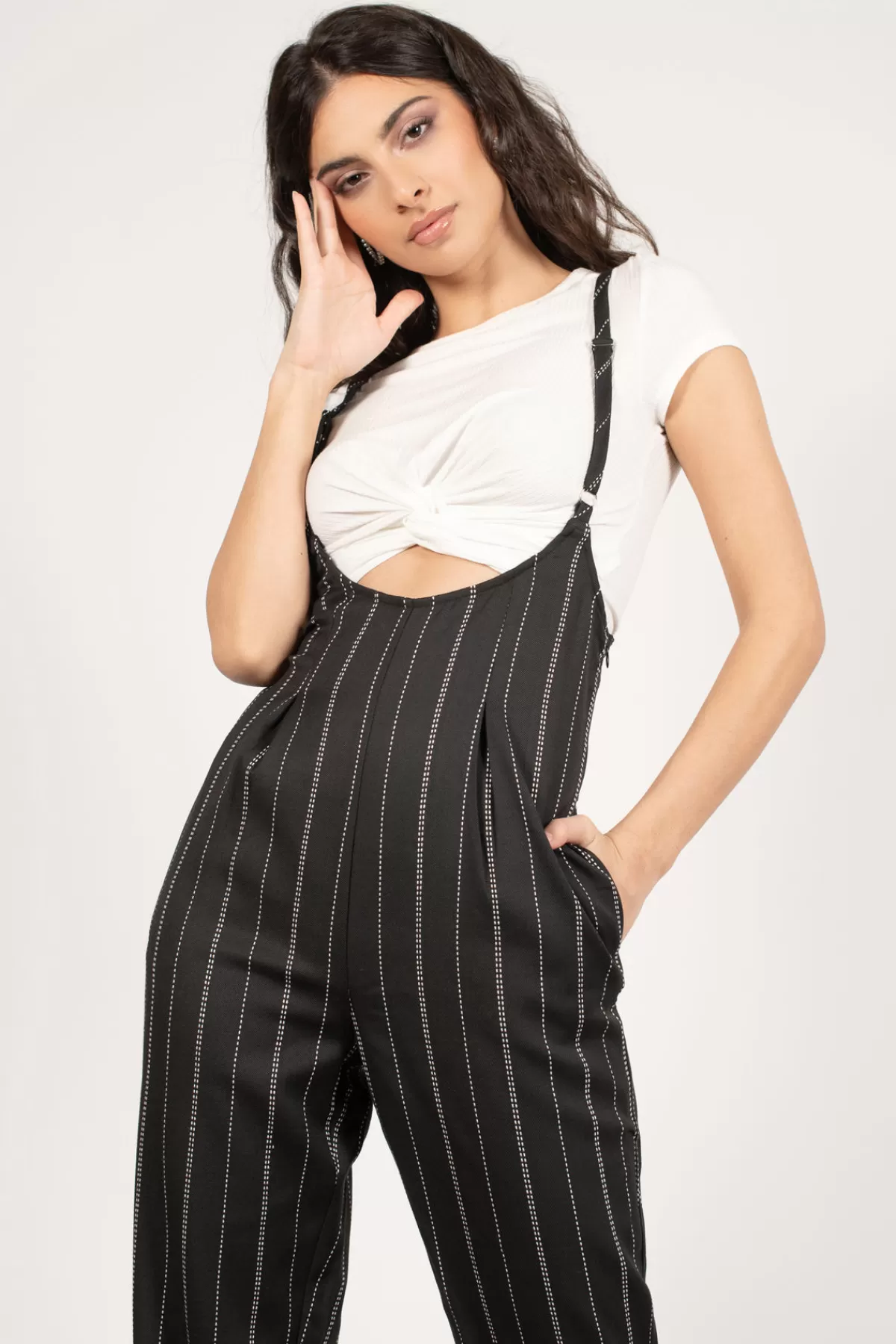 Tobi Day One Stripe Jumpsuit - * Halloween Outfits | Office Outfits