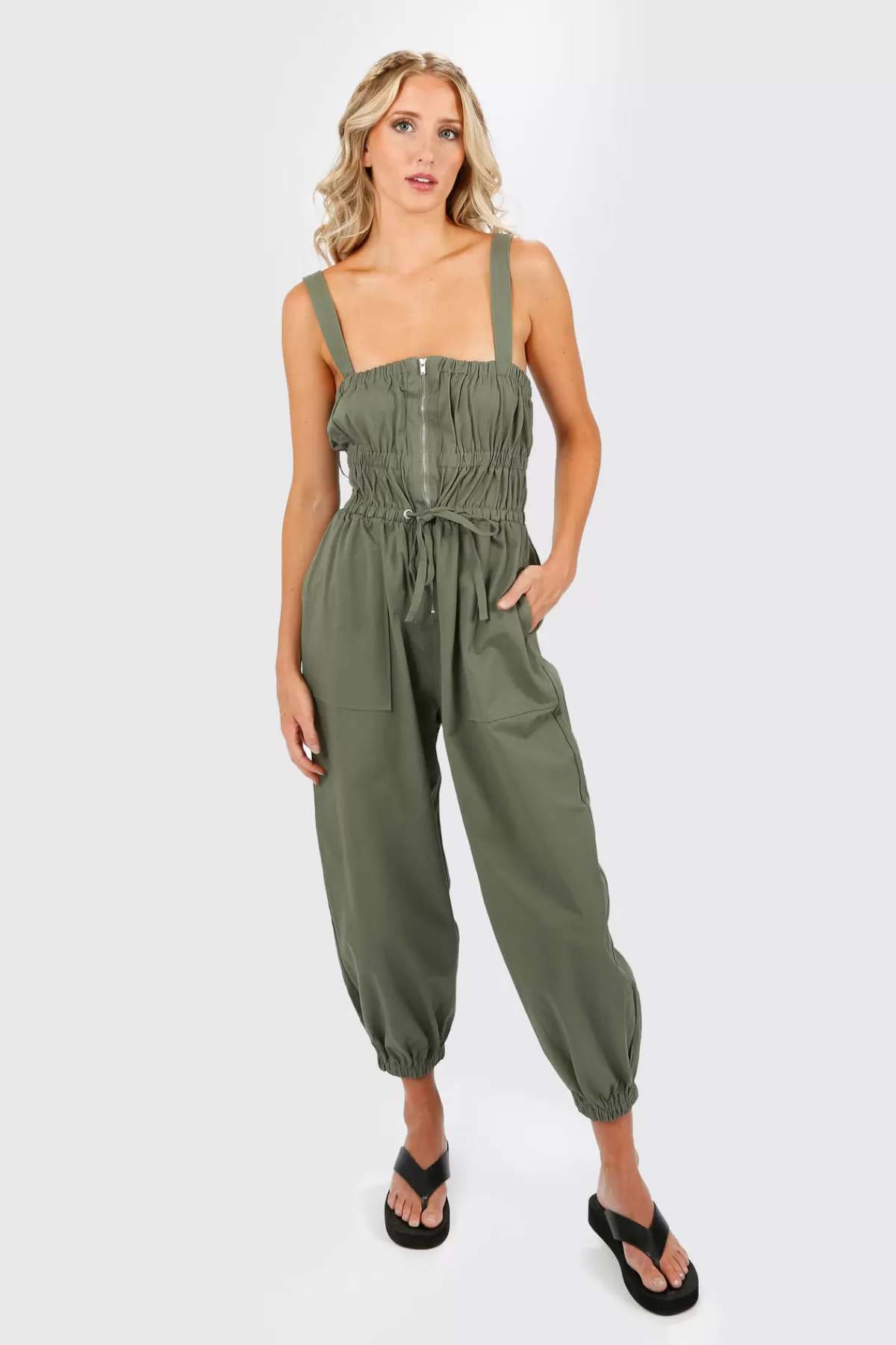 Tobi Deanne Ruched Jumpsuit - * Night Club Outfits