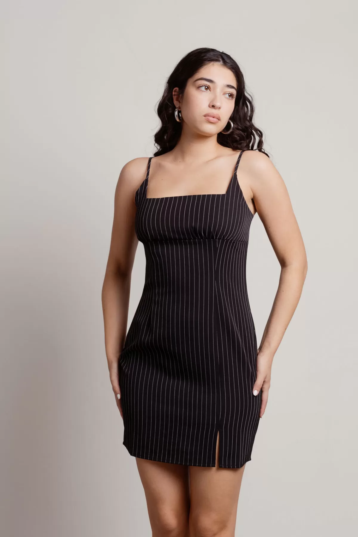 Tobi Deidra Pinstripe Cami Mini Dress - * Rehearsal Dinner Dresses | Graduation Outfits