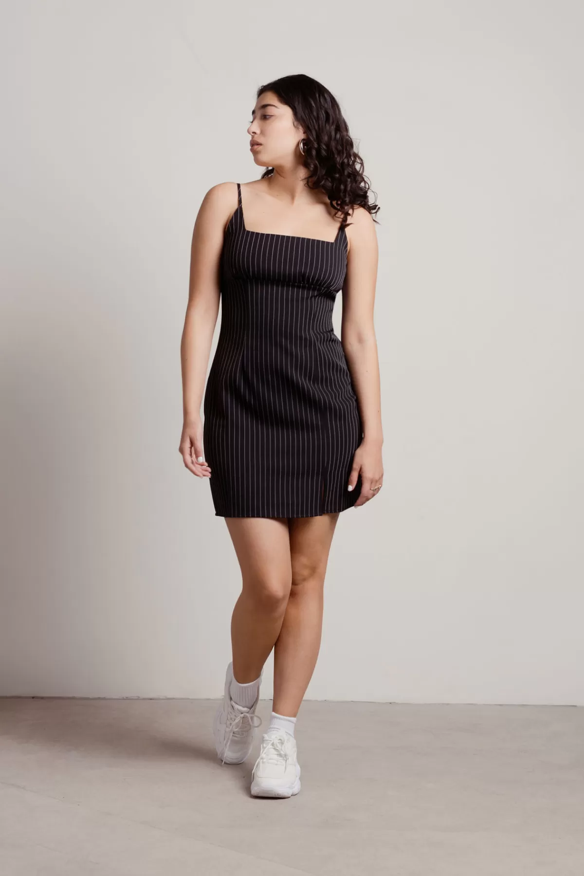 Tobi Deidra Pinstripe Cami Mini Dress - * Rehearsal Dinner Dresses | Graduation Outfits