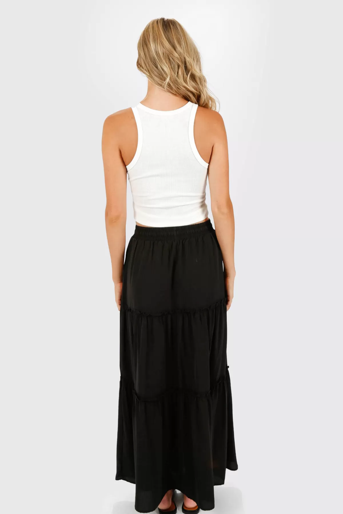 Tobi Denarie Tiered Maxi Skirt - * Birthday Outfits | New Years Eve Outfits