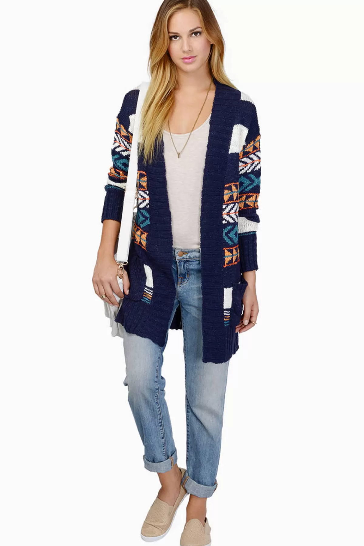 Tobi D'Lila Aztec Print Cardigan - * Sweaters & Cardigans