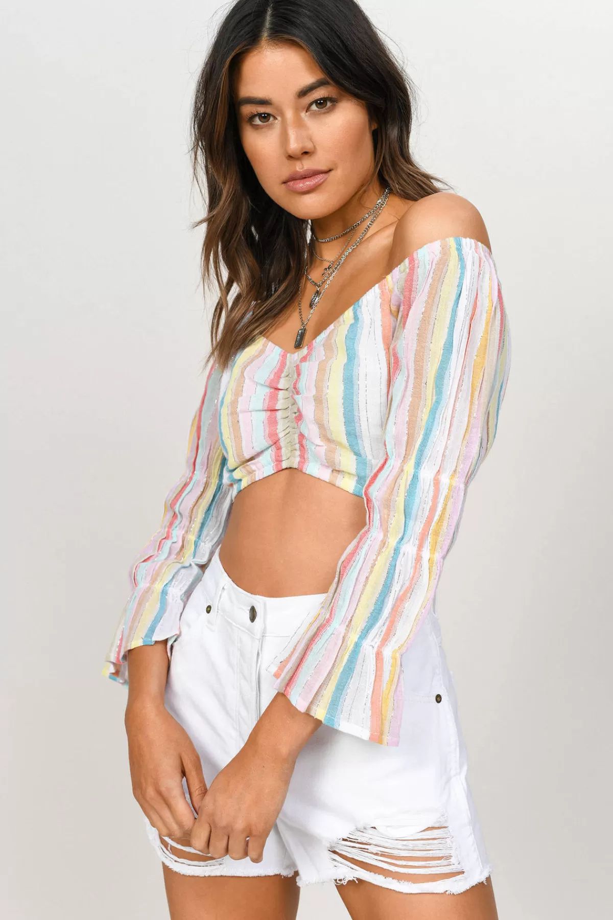 Tobi Dream Girl Crop Top - * Off The Shoulder Tops | Crop Tops