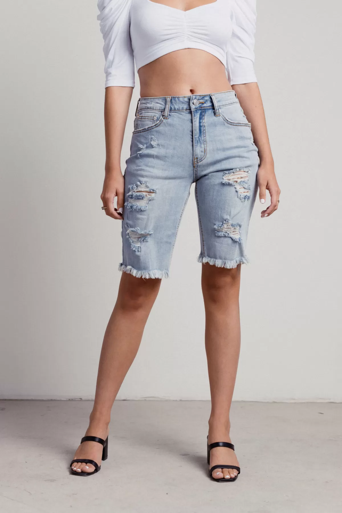 Tobi Dylan Distressed Shorts - * Beach Vacation Outfits | Airport & Travel Outfits