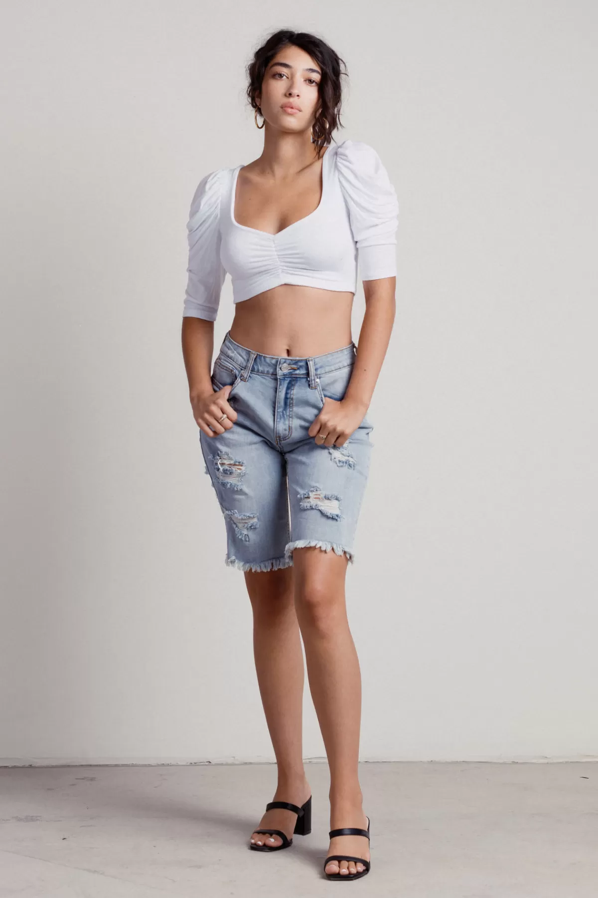 Tobi Dylan Distressed Shorts - * Beach Vacation Outfits | Airport & Travel Outfits