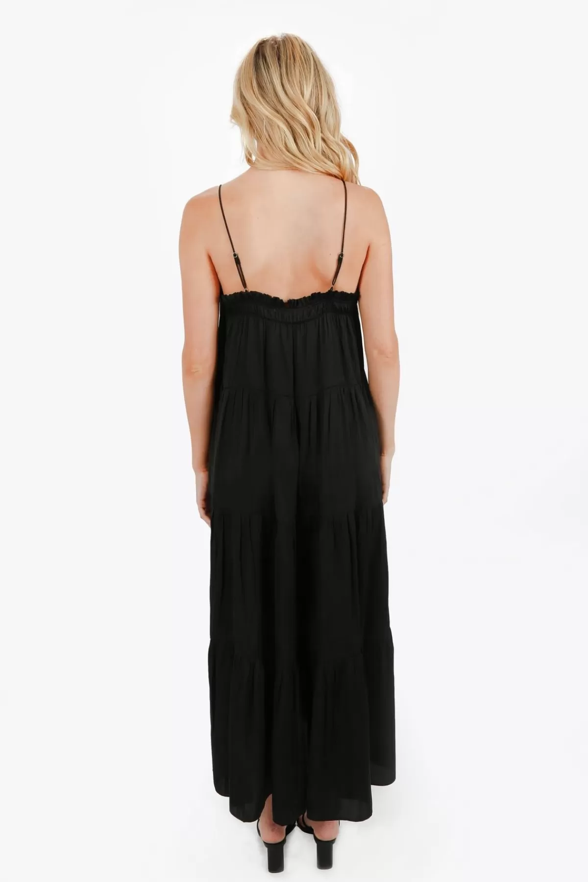 Tobi Elisse Cami Tiered Maxi Dress - * Bump Friendly Dresses | Rehearsal Dinner Dresses