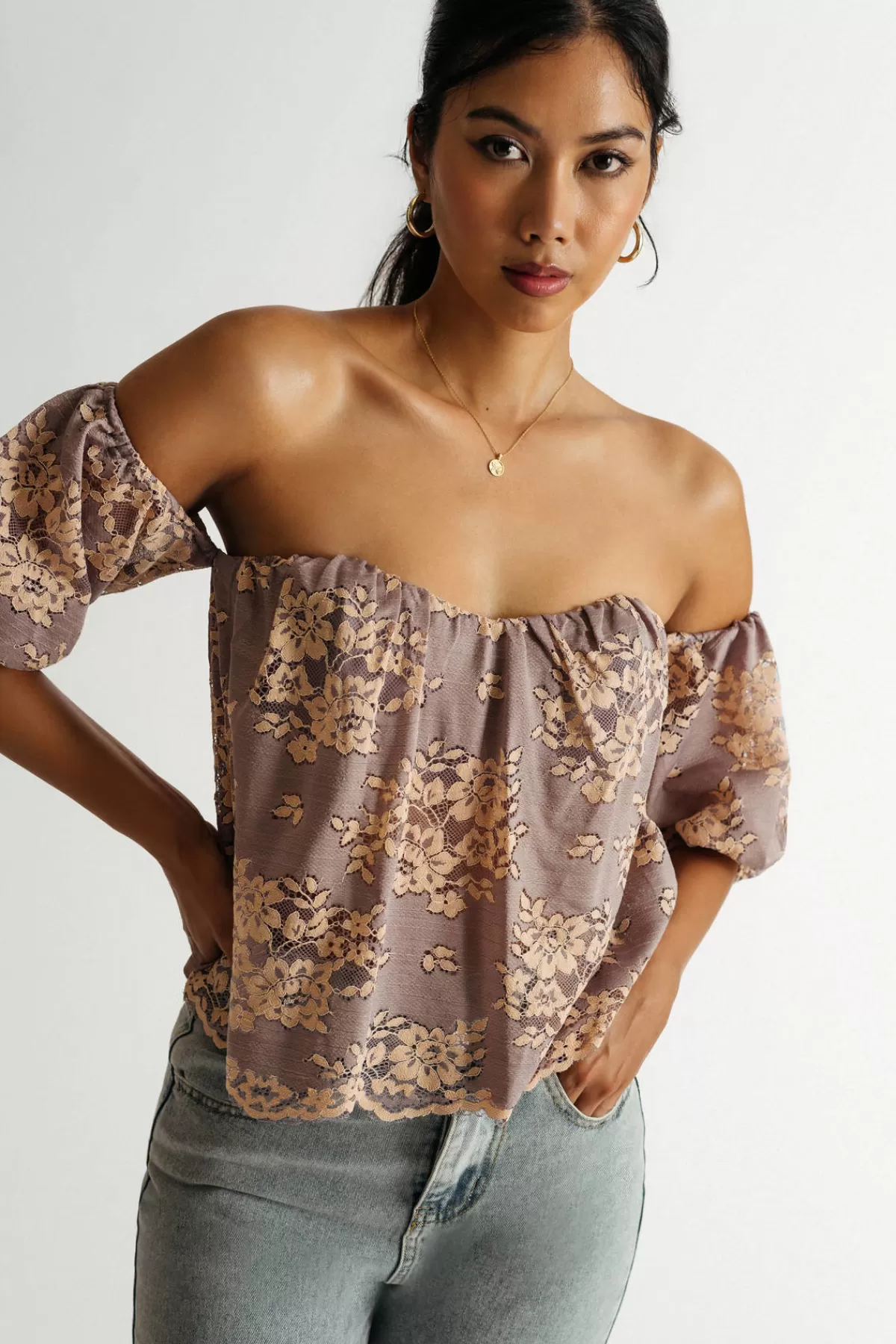 Tobi Embrace Me Floral Blouse - * Blouses & Shirts | Puff Sleeve Tops