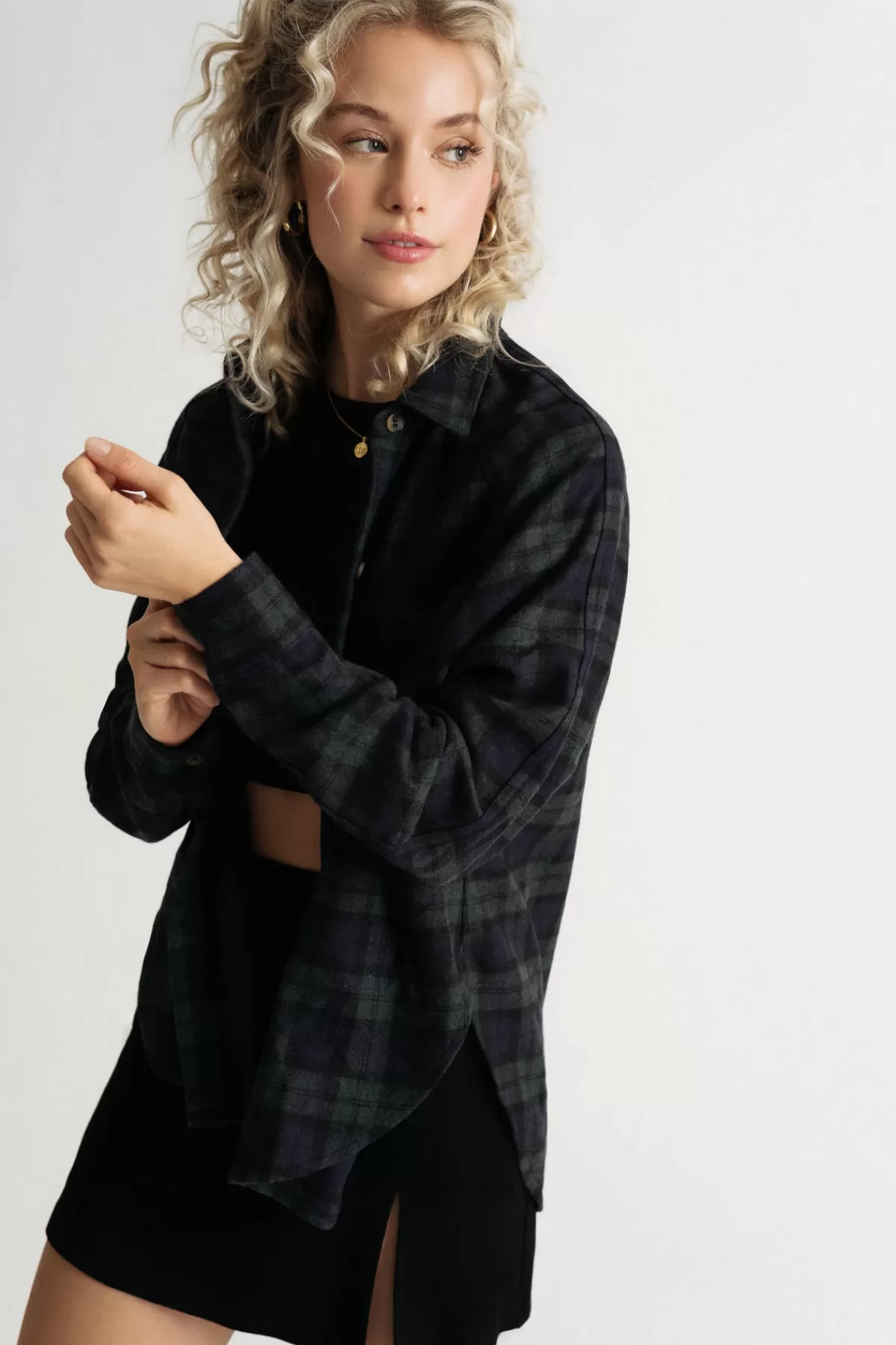 Tobi Emilian Flannel Shacket - * Vacation Shop | New Years Eve Outfits