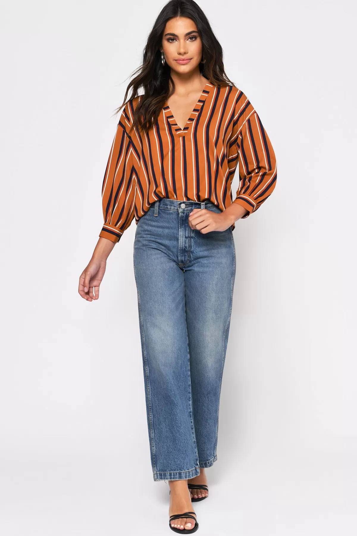 Tobi Etta Stripe Blouse - * Halloween Outfits | Blouses & Shirts