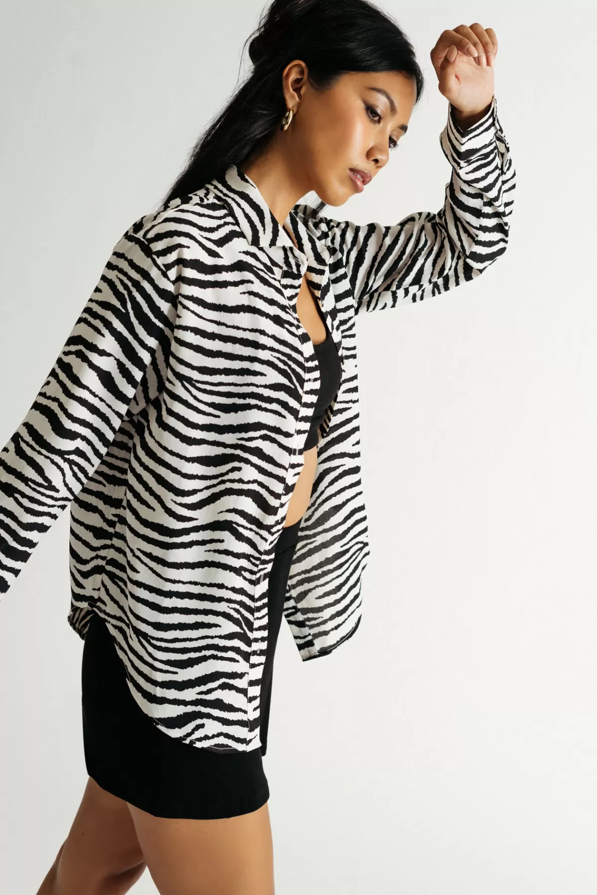 Tobi Extra Attention Zebra Print Blouse - * 4Th Of July Fashion | Blouses & Shirts