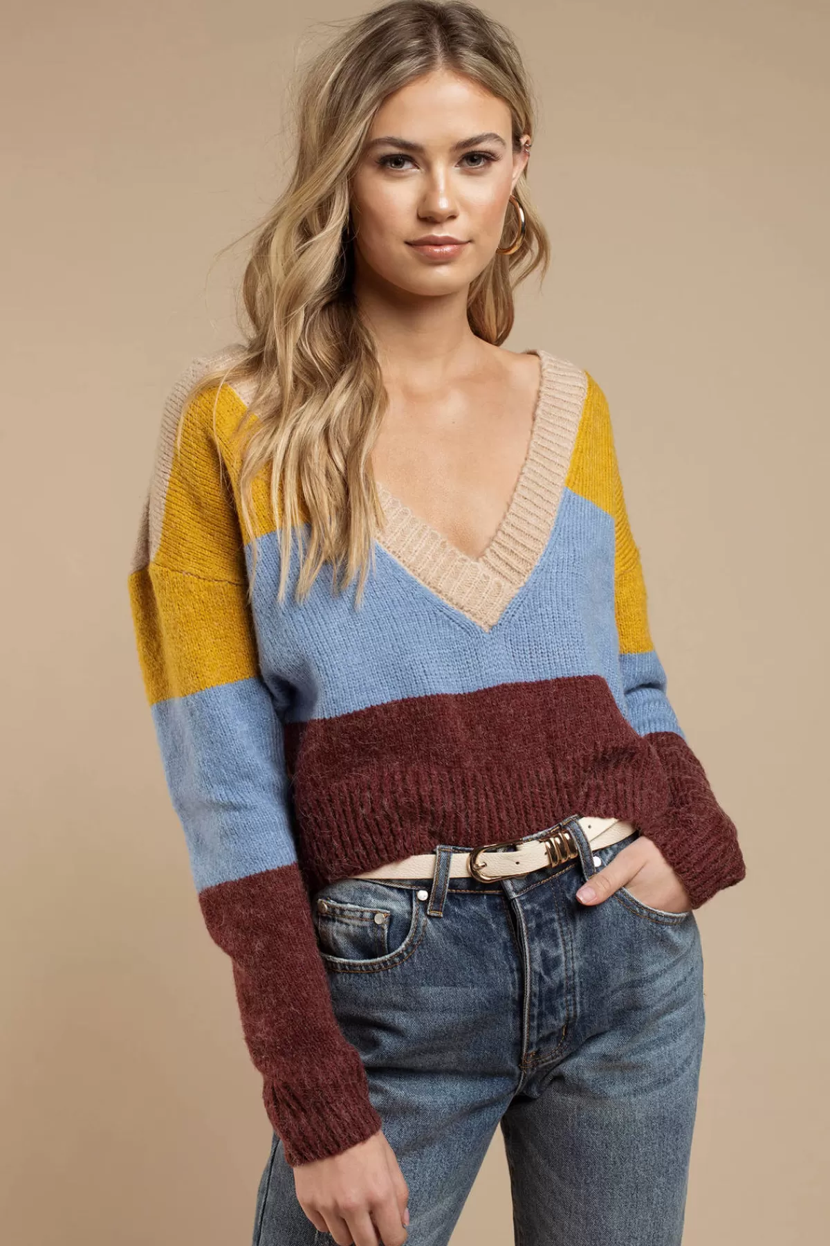 Tobi For Love And Lemons Wellesley Stripe Sweater - * Sweaters & Cardigans