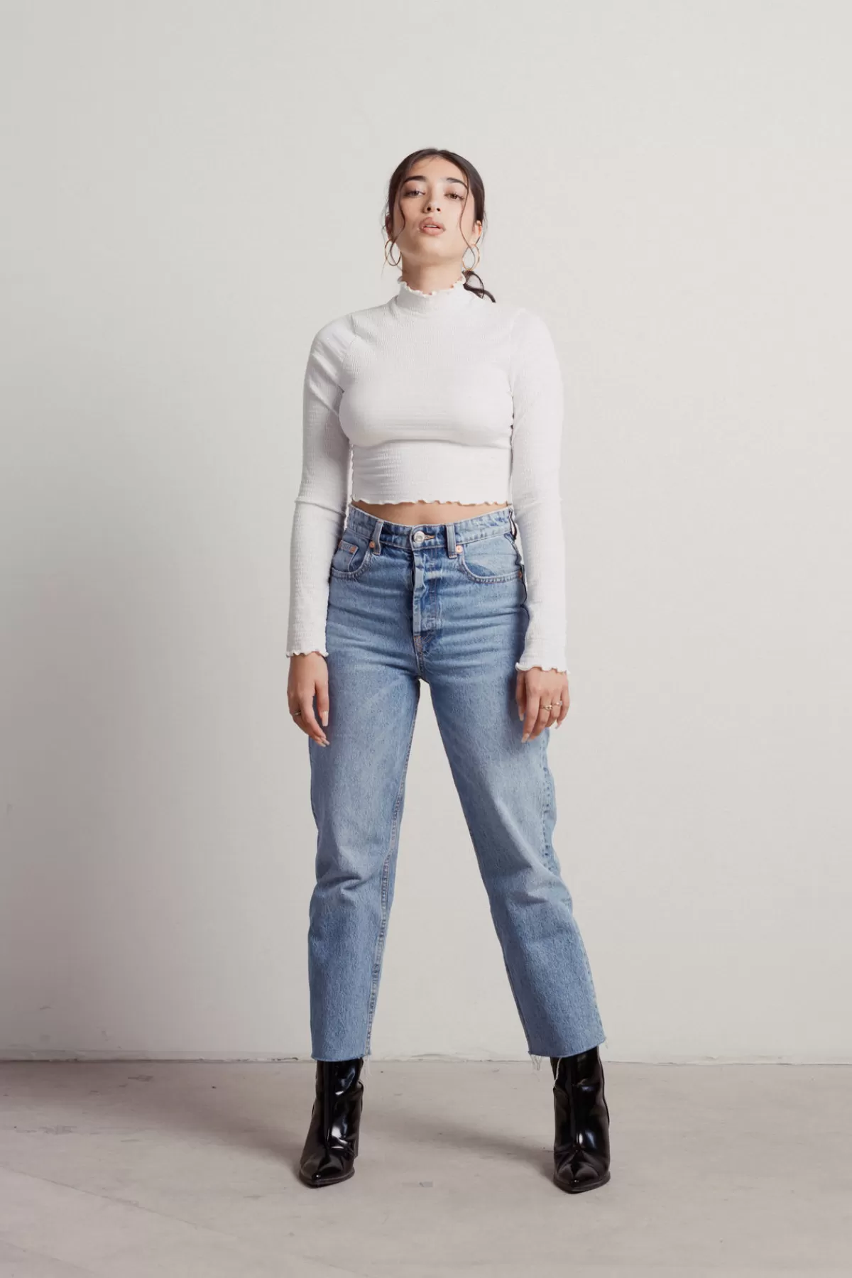 Tobi Fortunate Crop Top - * Long Sleeve Tops