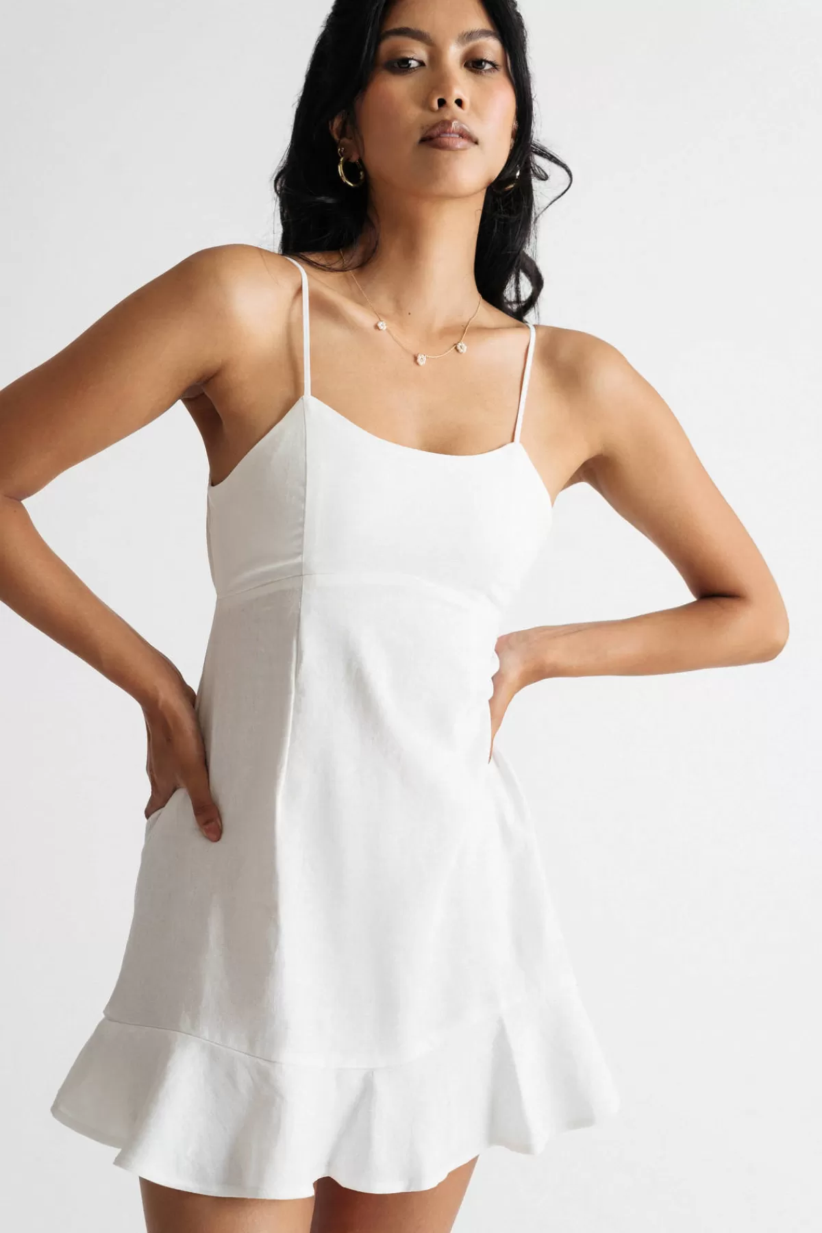 Tobi Frances Tie Back Skater Mini Dress* Honeymoon Outfits | Bachelorette Party Dresses