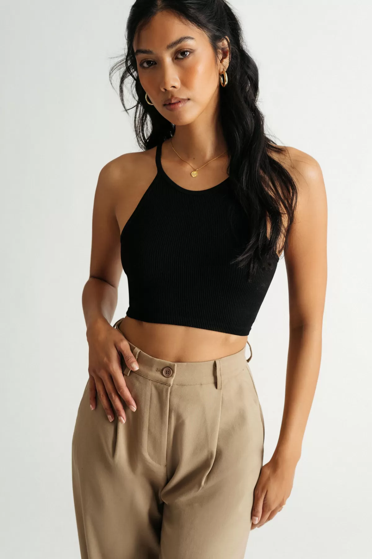 Tobi Free Myself Crop Top - Black* Night Club Outfits | Going Out Tops