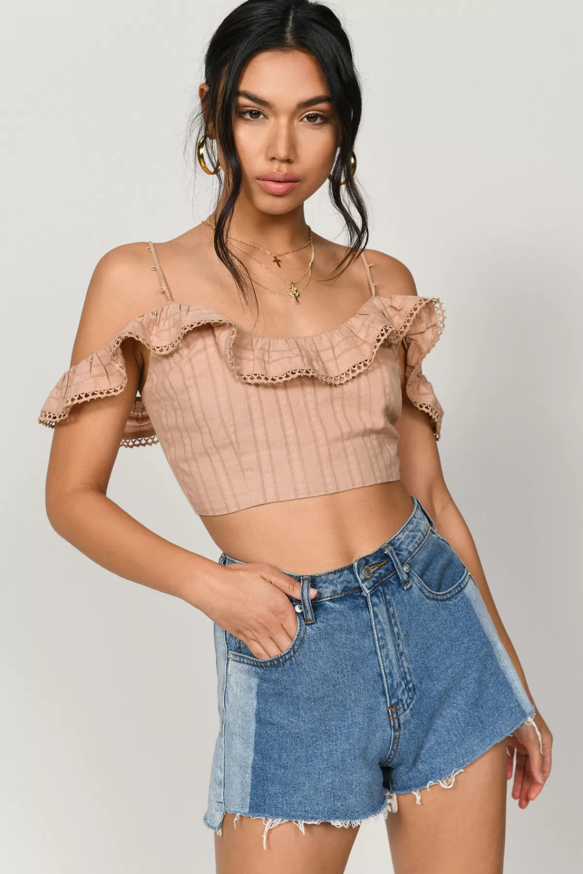 Tobi Free To Be Crop Top - White* Beach Vacation Outfits