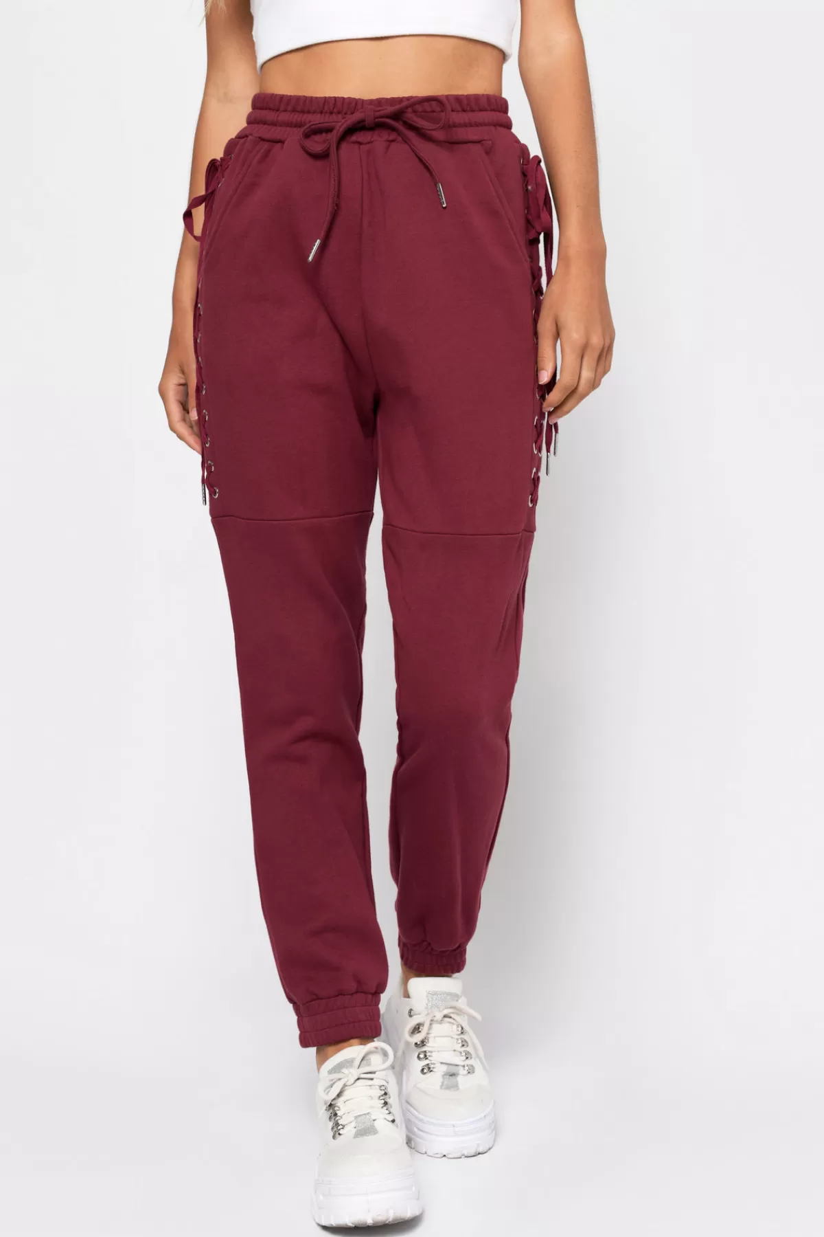 Tobi French Kiss Jogger Pants - Wine* Jogger Pants | Pants