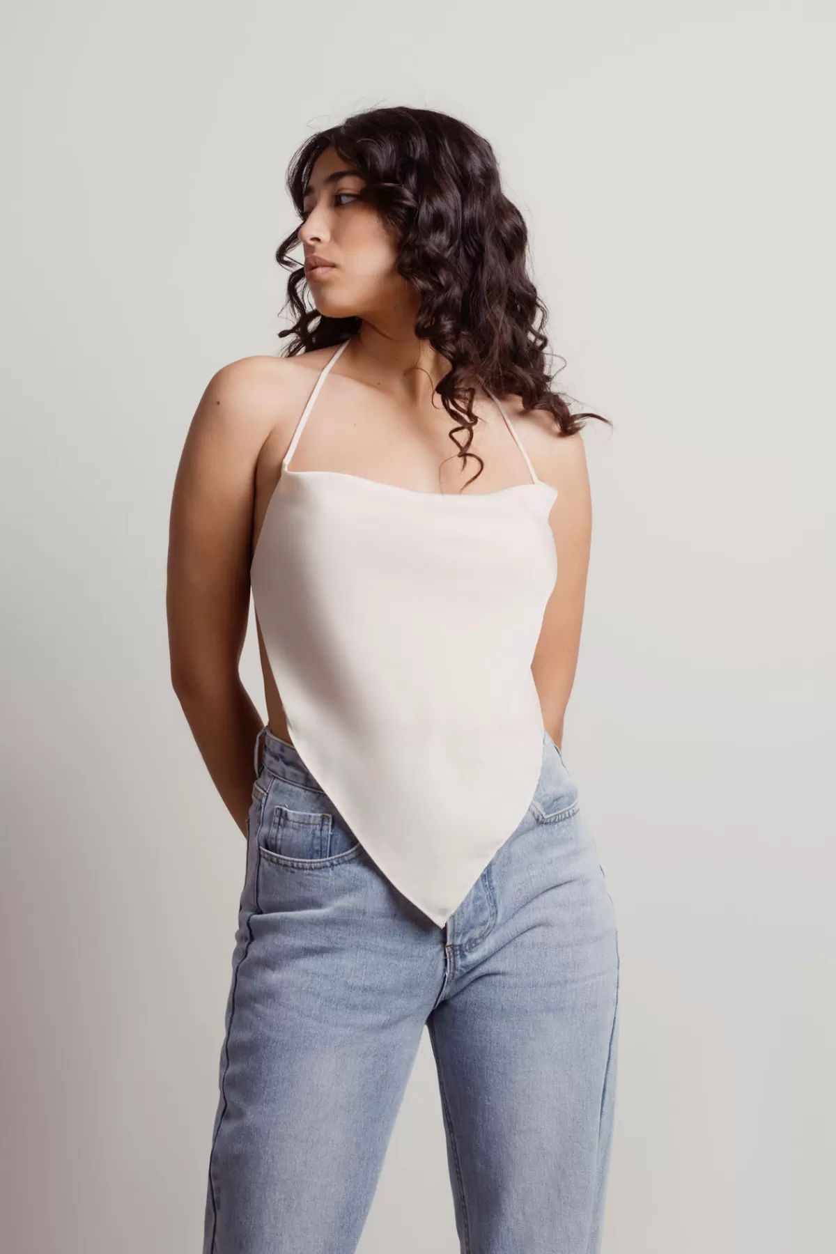 Tobi Future Feels Satin Crop Top - * Valentines Day Outfits | Backless Tops