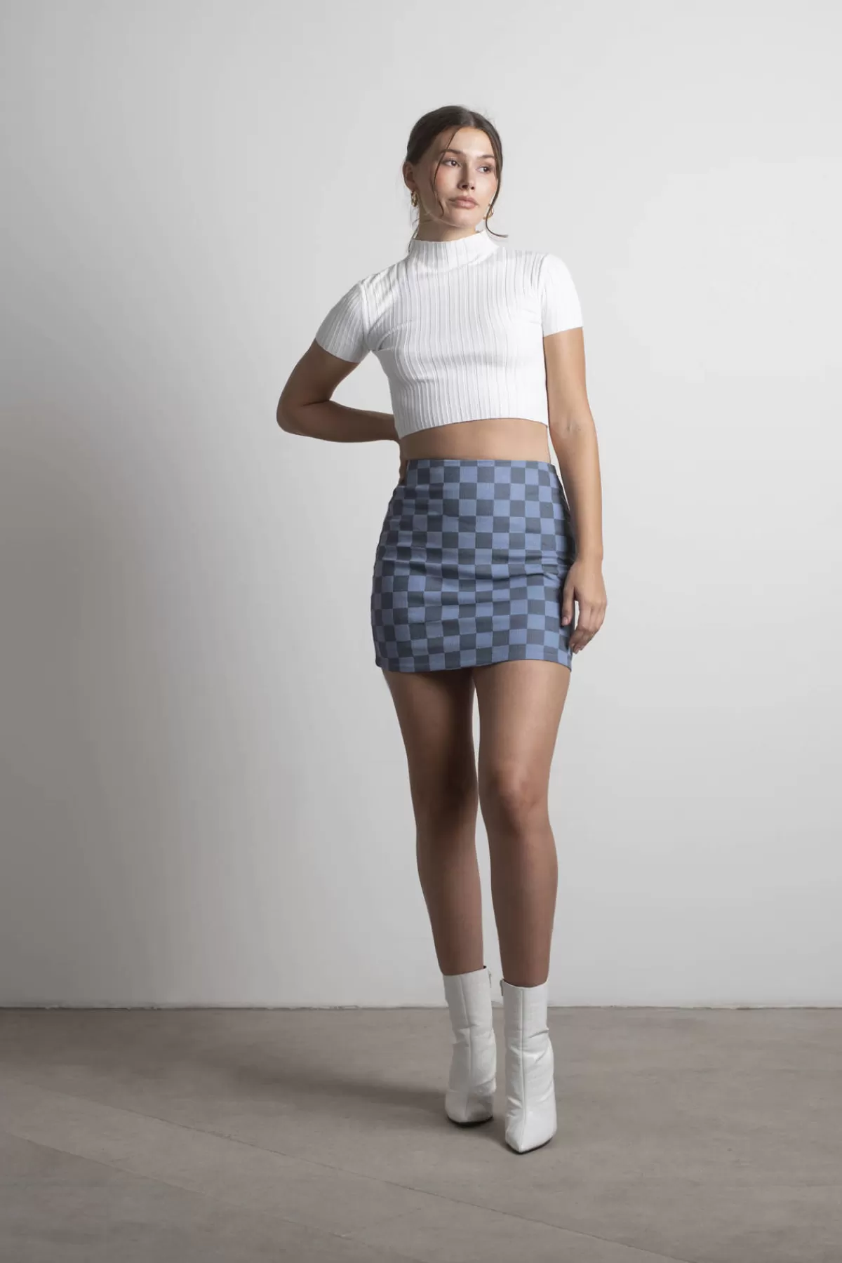 Tobi Game On Checkered Mini Skirt - * Vacation Shop | Skirts