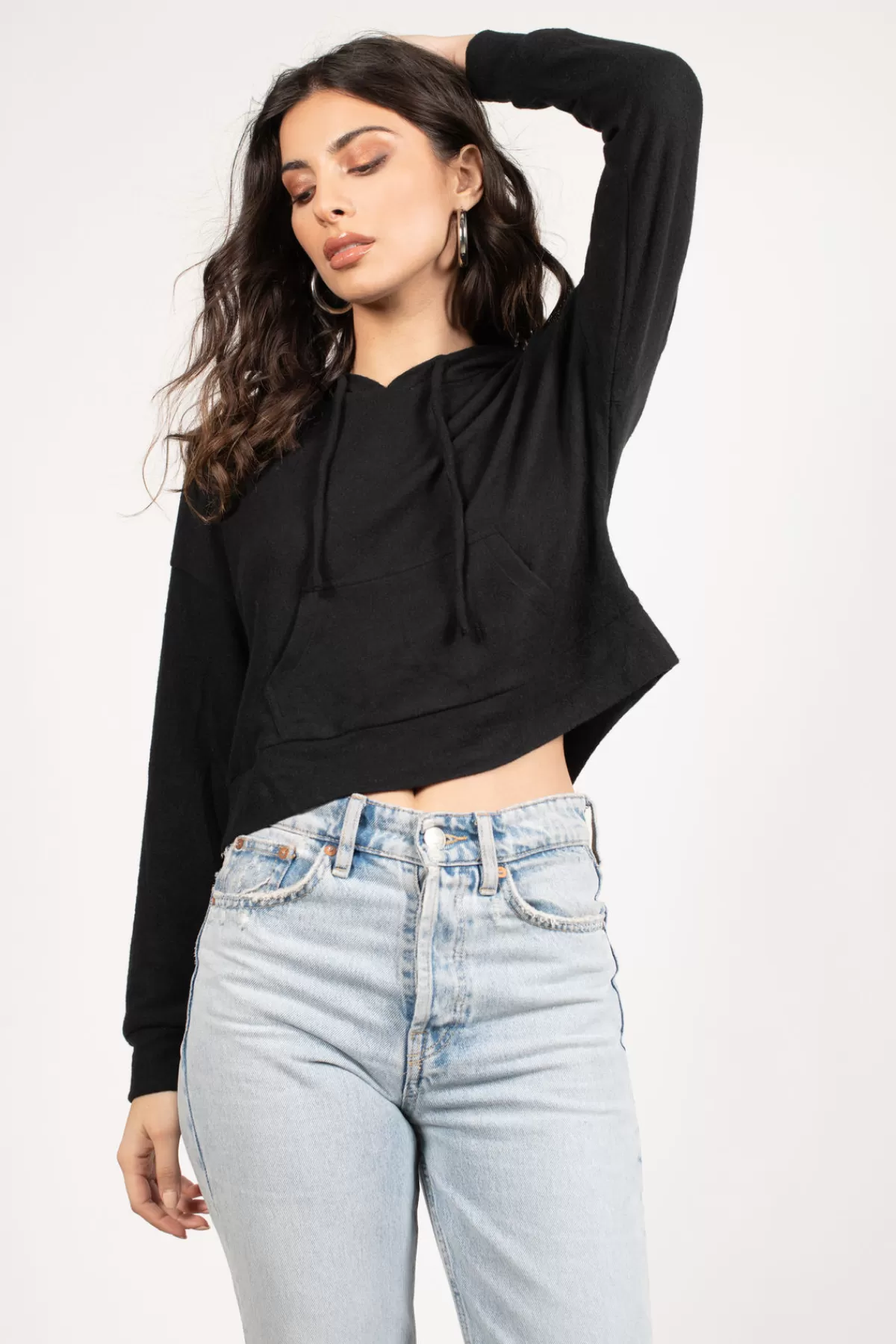 Tobi Hailey Cropped Hoodie - * Airport & Travel Outfits | Long Sleeve Tops