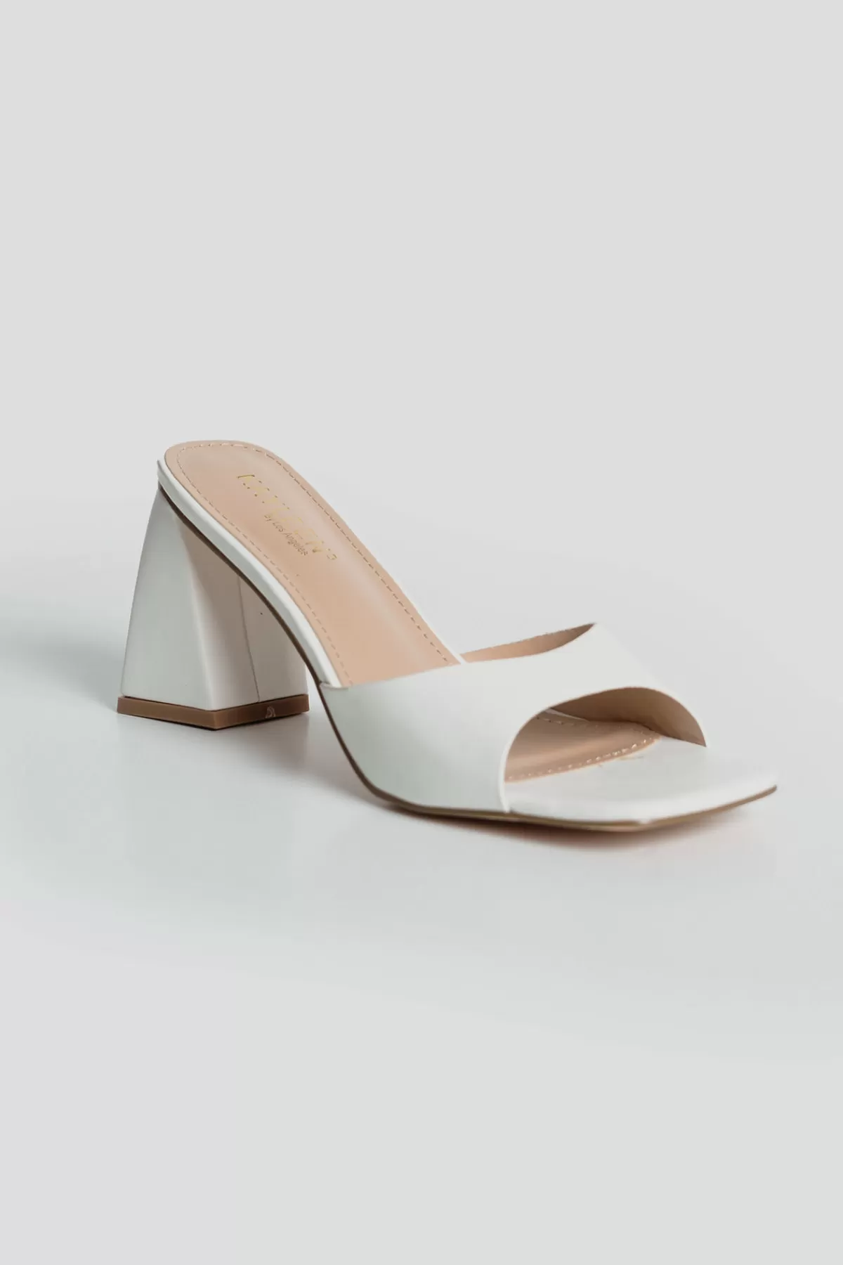 Tobi Halo Block High Heels - White* Holiday Gift Guide