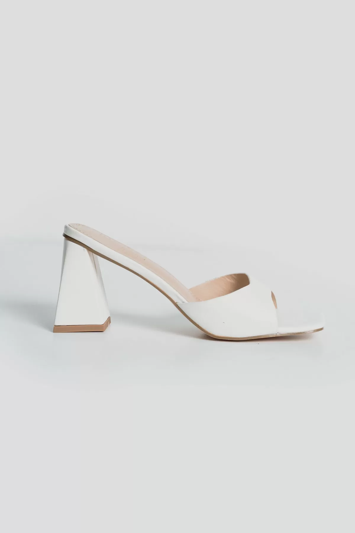 Tobi Halo Block High Heels - White* Holiday Gift Guide