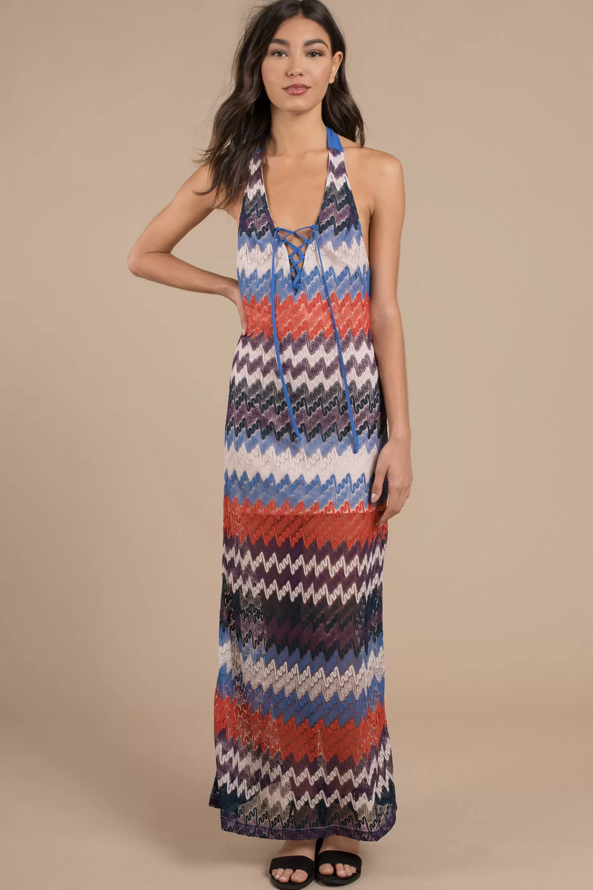 Tobi Happy Daze Lace Up Backless Maxi Dress - * Resort Wear | Beach Dresses