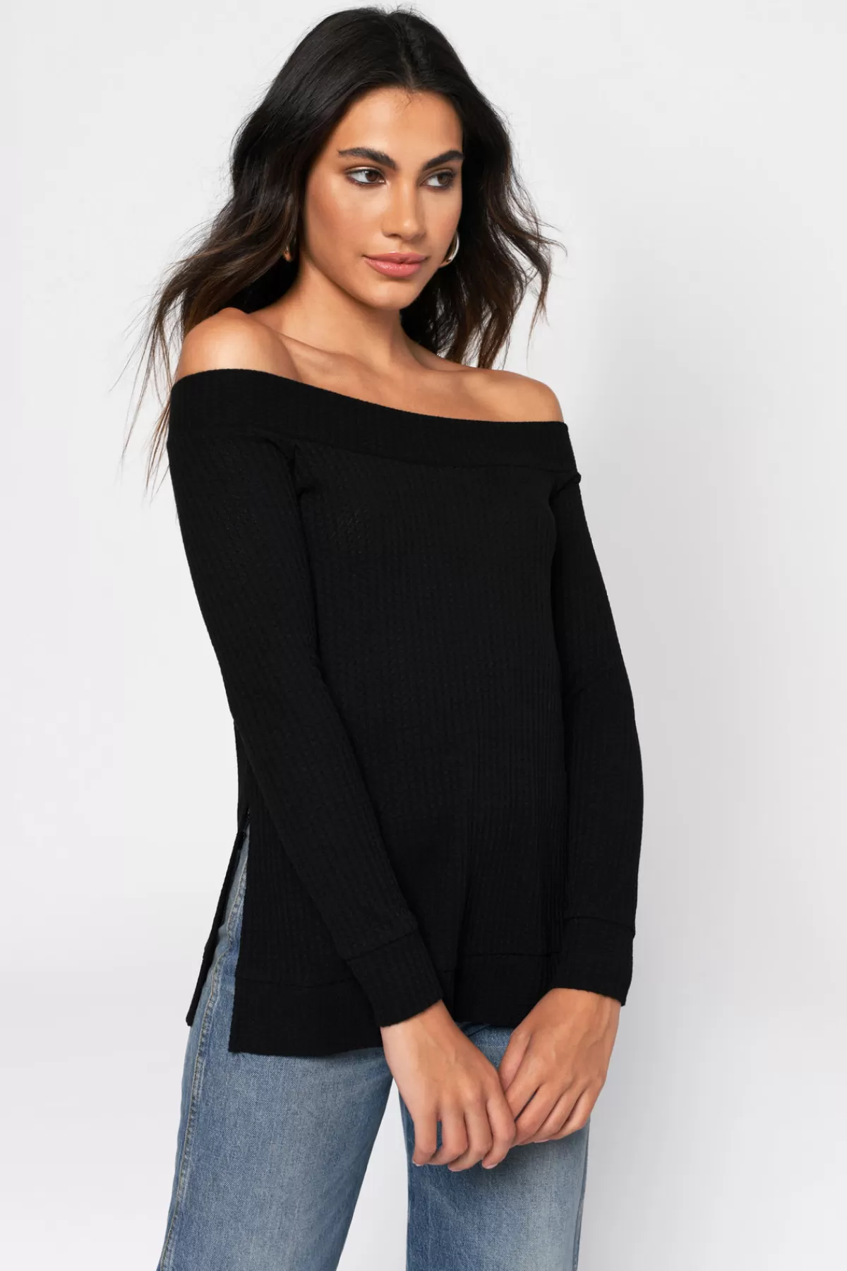 Tobi Hazel Off The Shoulder Top - * Off The Shoulder Tops