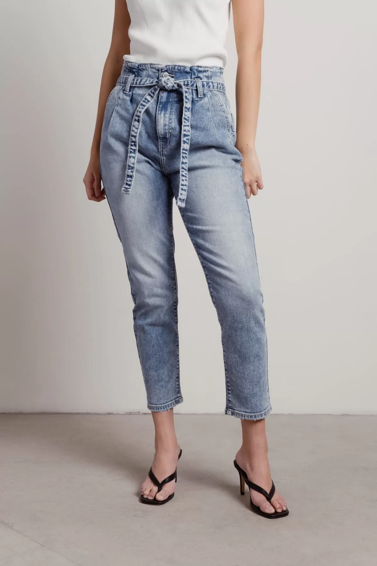 Tobi Hollywood Hills Paperbag Jeans - * Vacation Shop | Denim