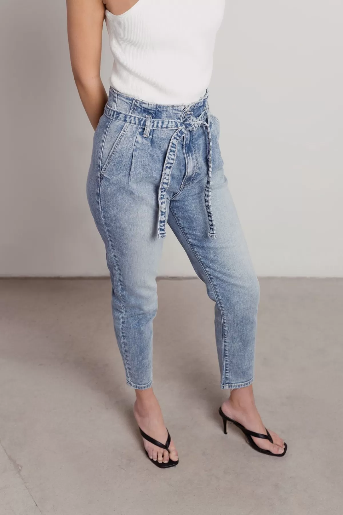 Tobi Hollywood Hills Paperbag Jeans - * Vacation Shop | Denim