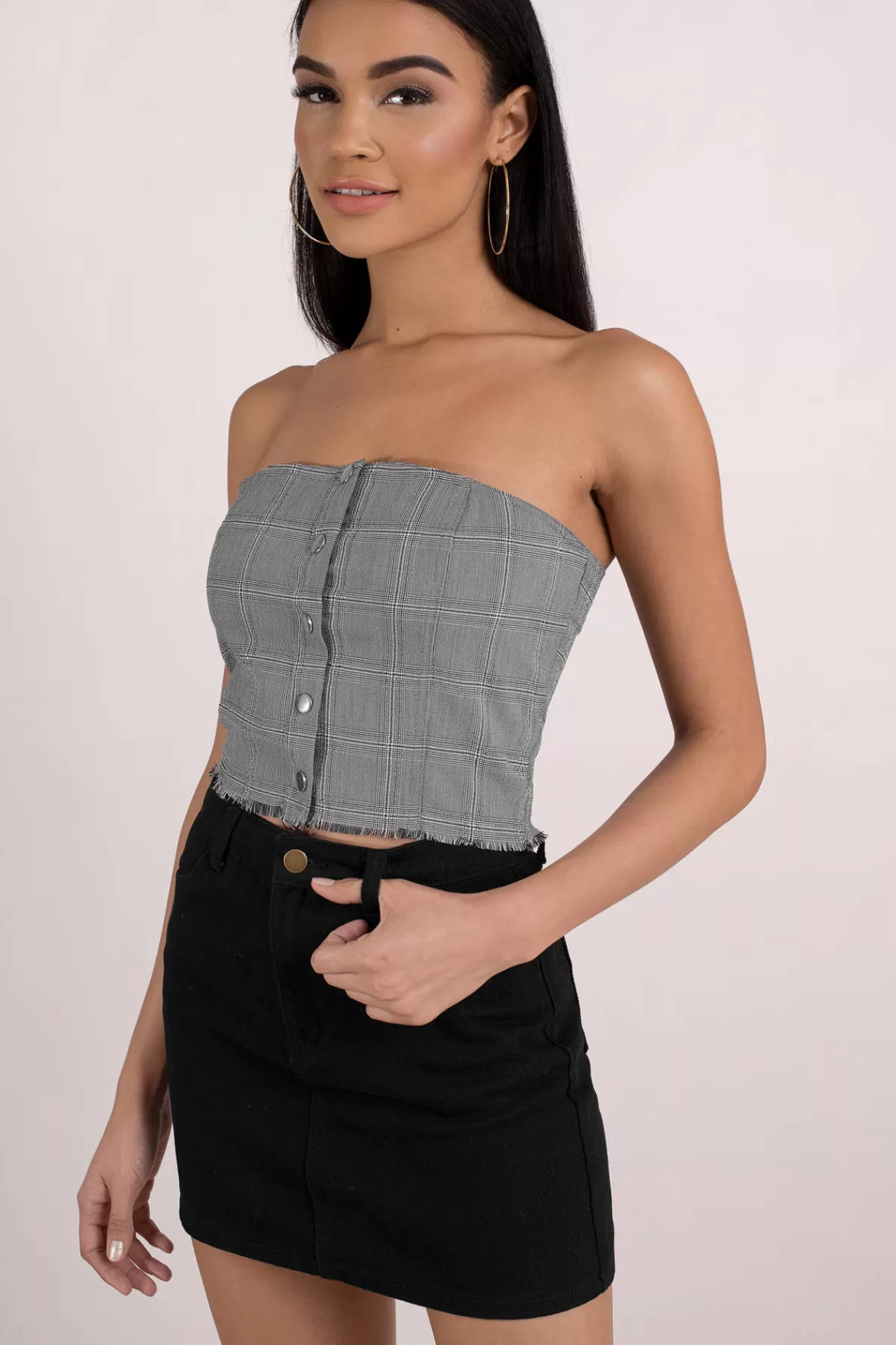 Tobi Honey Punch No Straps Attached Tube Top - * Going Out Tops