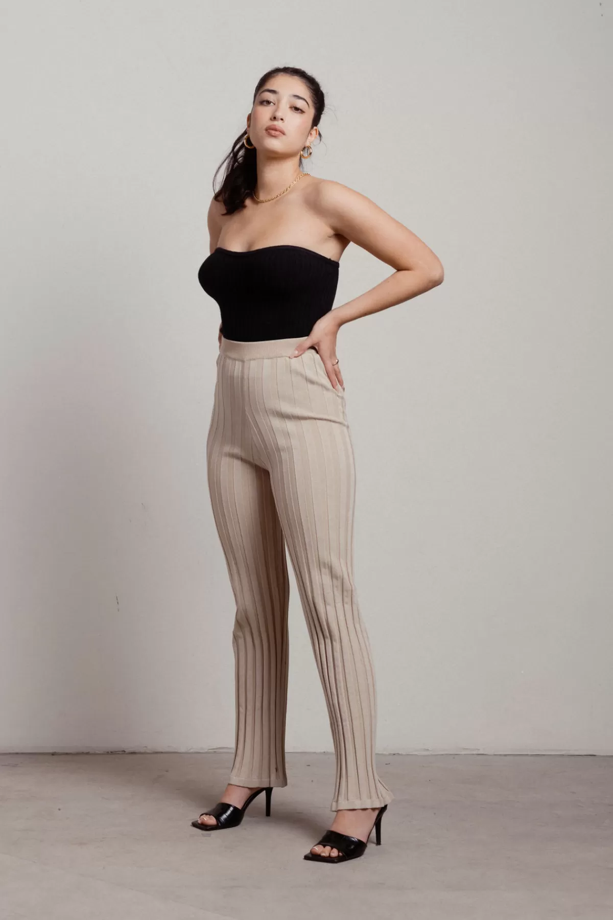 Tobi Huy Tube Top - Beige* Night Club Outfits | Going Out Tops