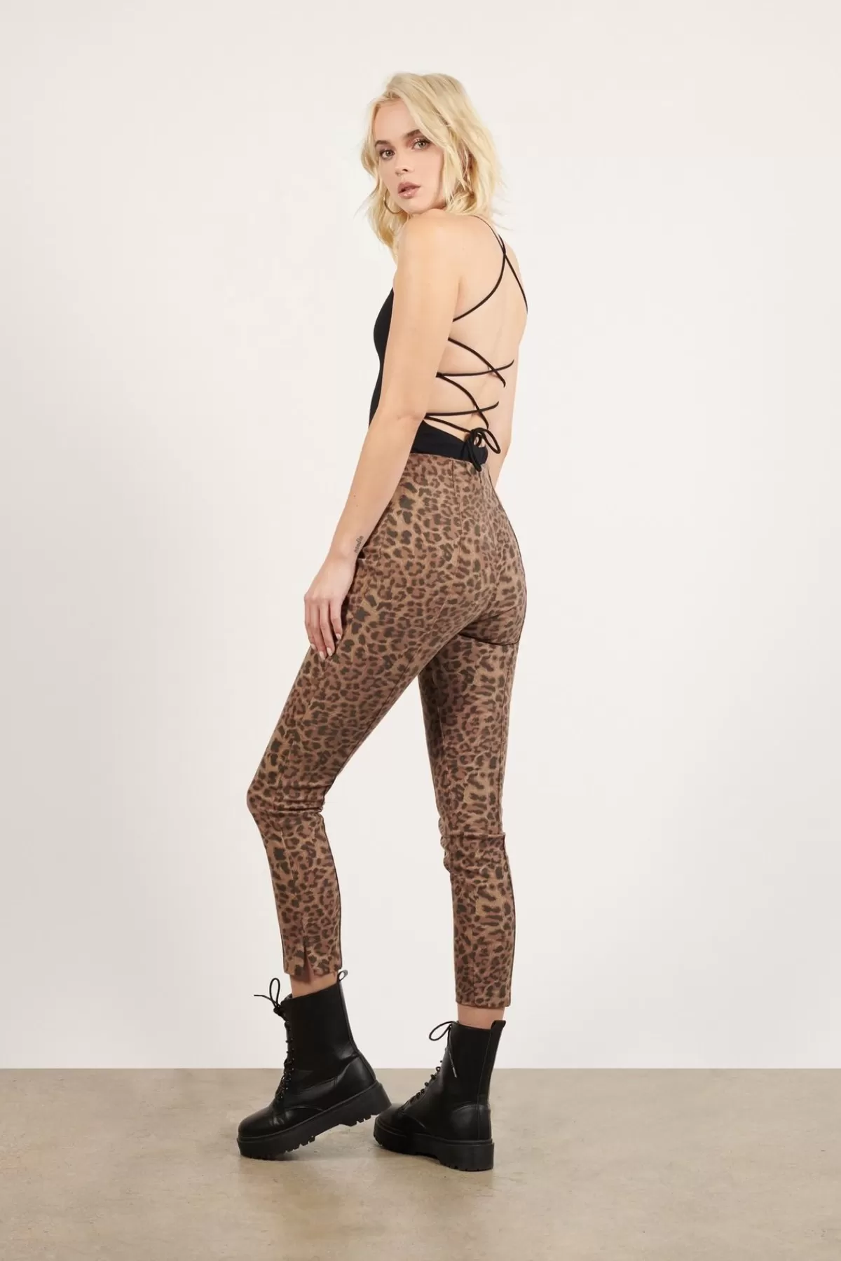 Tobi In The Jungle Leopard Print Pants - * Halloween Outfits | Pants