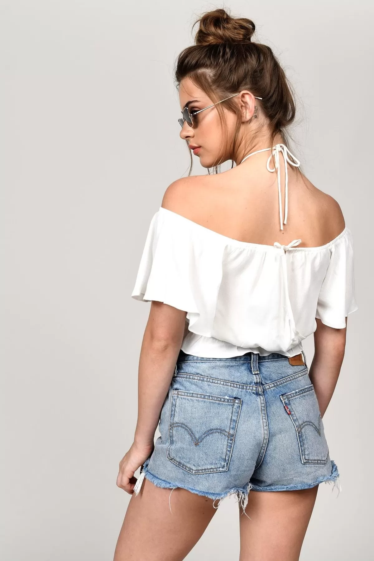 Tobi In Your Head Cross Halter Blouse - * Blouses & Shirts