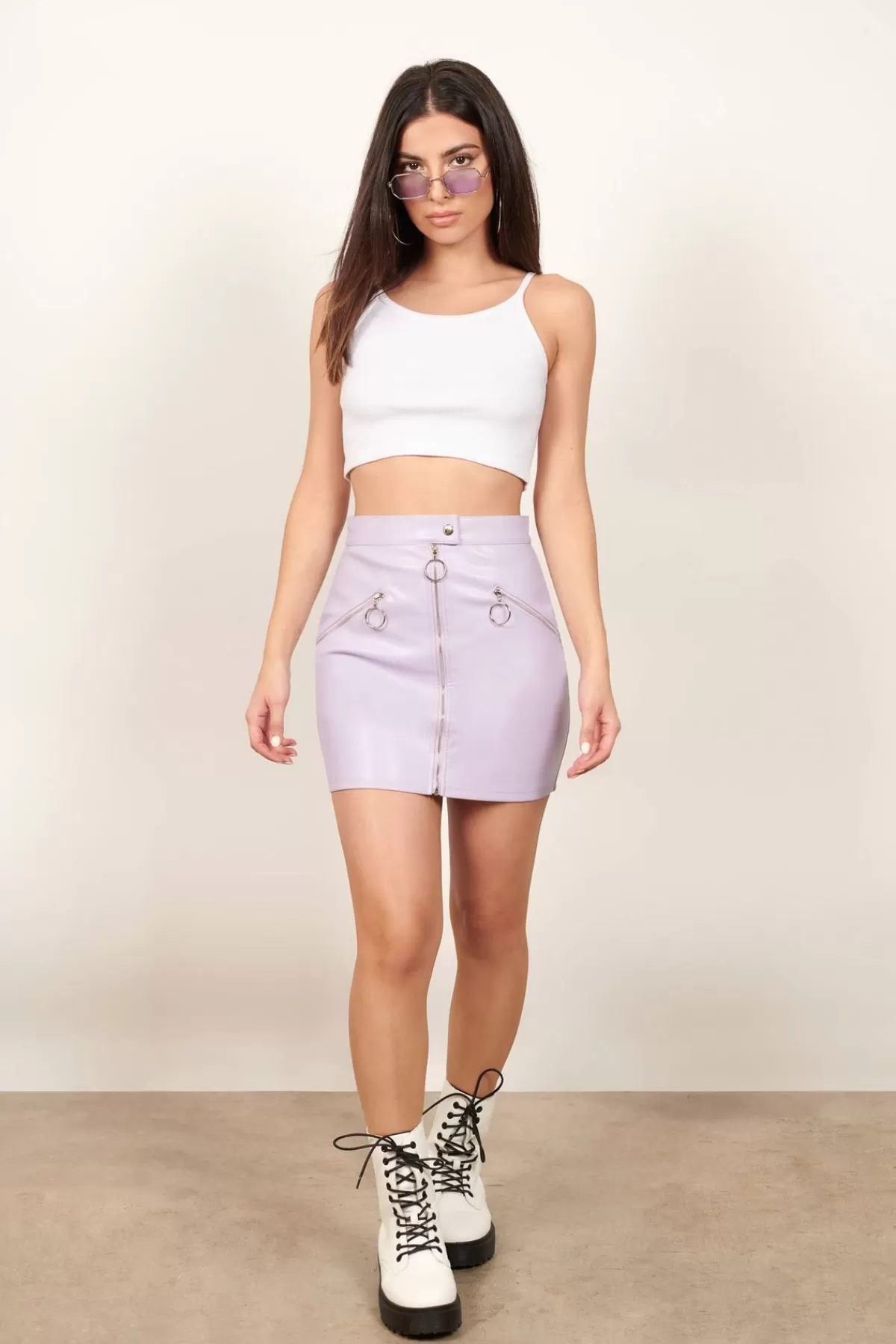 Tobi Irena Faux Leather Mini Skirt - * Valentines Day Outfits | Halloween Outfits