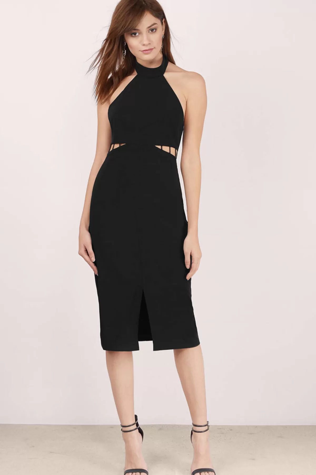 Tobi ISLA The Avenue Halter Backless Midi Dress - * Wedding Guest Dresses | Graduation Outfits