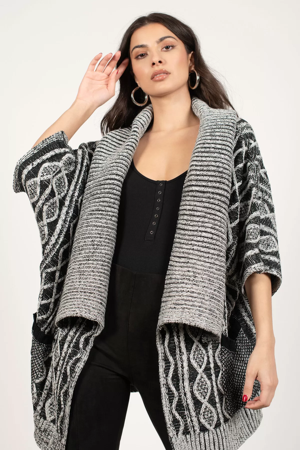 Tobi Its Genetics Aztec Print Cardigan - * Airport & Travel Outfits