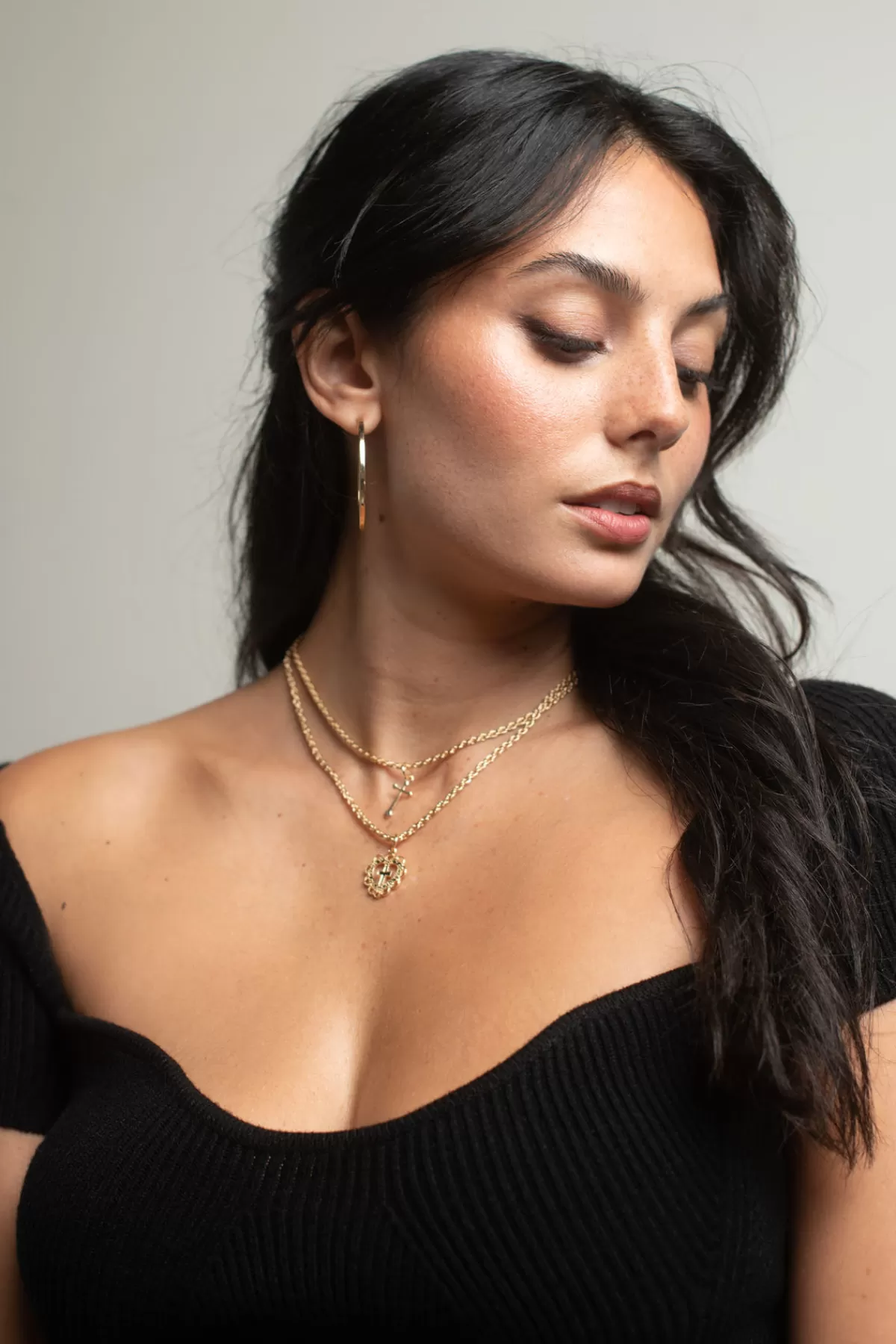 Tobi Ja'dame Rosary Layered Necklace - * Valentines Day Outfits | Halloween Outfits