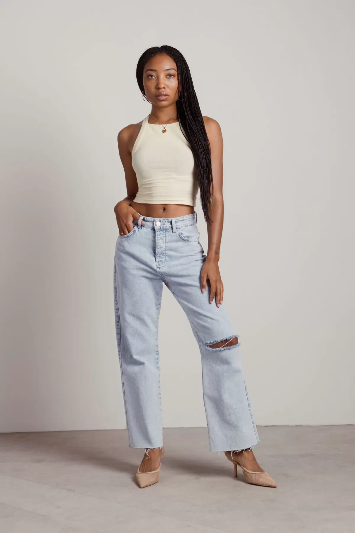 Tobi Jake Crop Top - Yellow* Crop Tops | Camis & Tanks