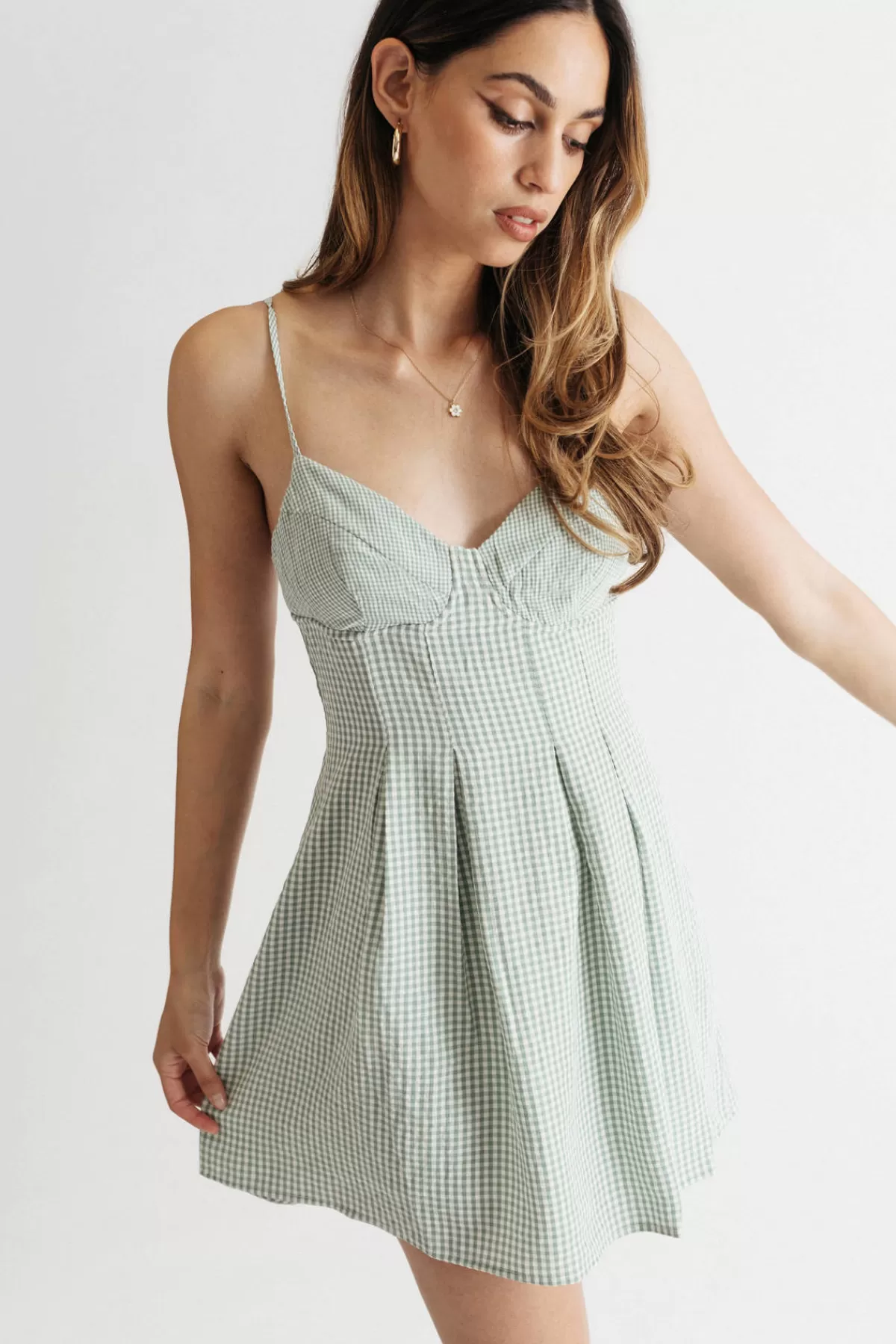 Tobi Jazlynn Pleated Skater Mini Dress - * Resort Wear | Beach Vacation Outfits