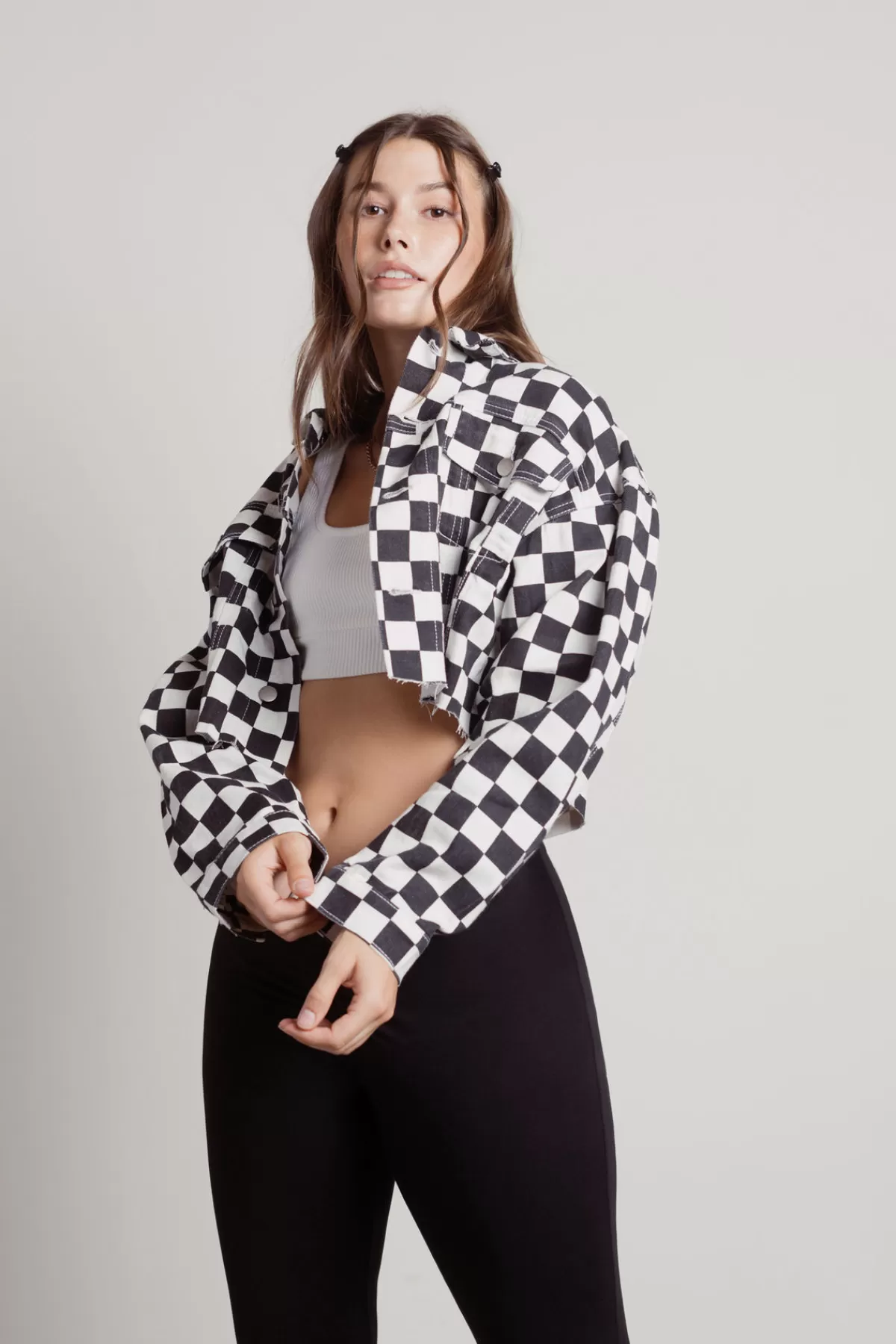 Tobi Jennie Checkered Jacket - * Halloween Outfits | Vacation Shop