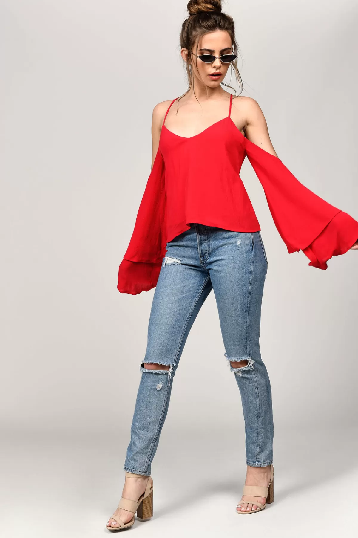 Tobi Jillian Cold Shoulder Blouse - * Birthday Outfits | Blouses & Shirts