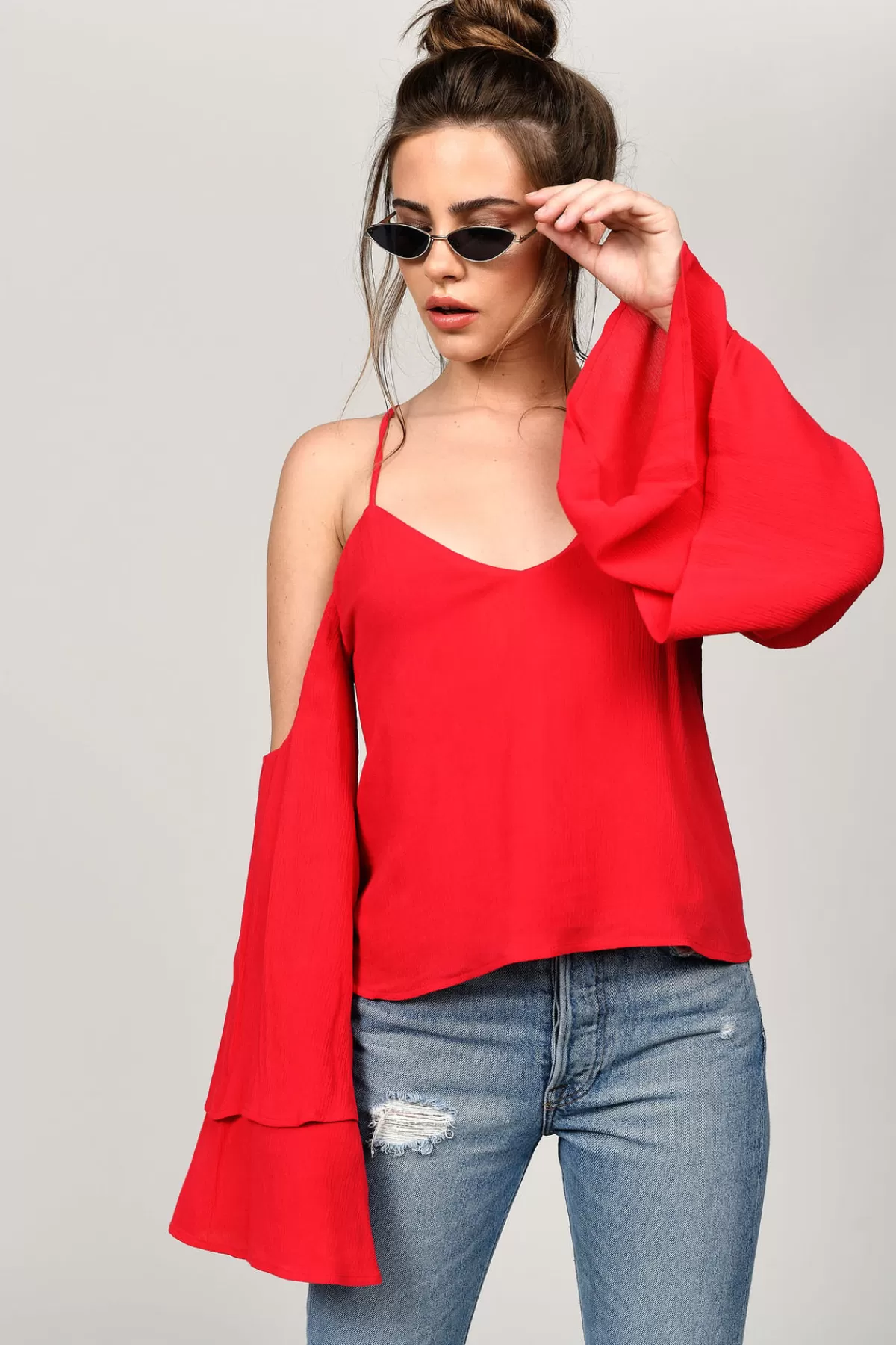 Tobi Jillian Cold Shoulder Blouse - * Birthday Outfits | Blouses & Shirts