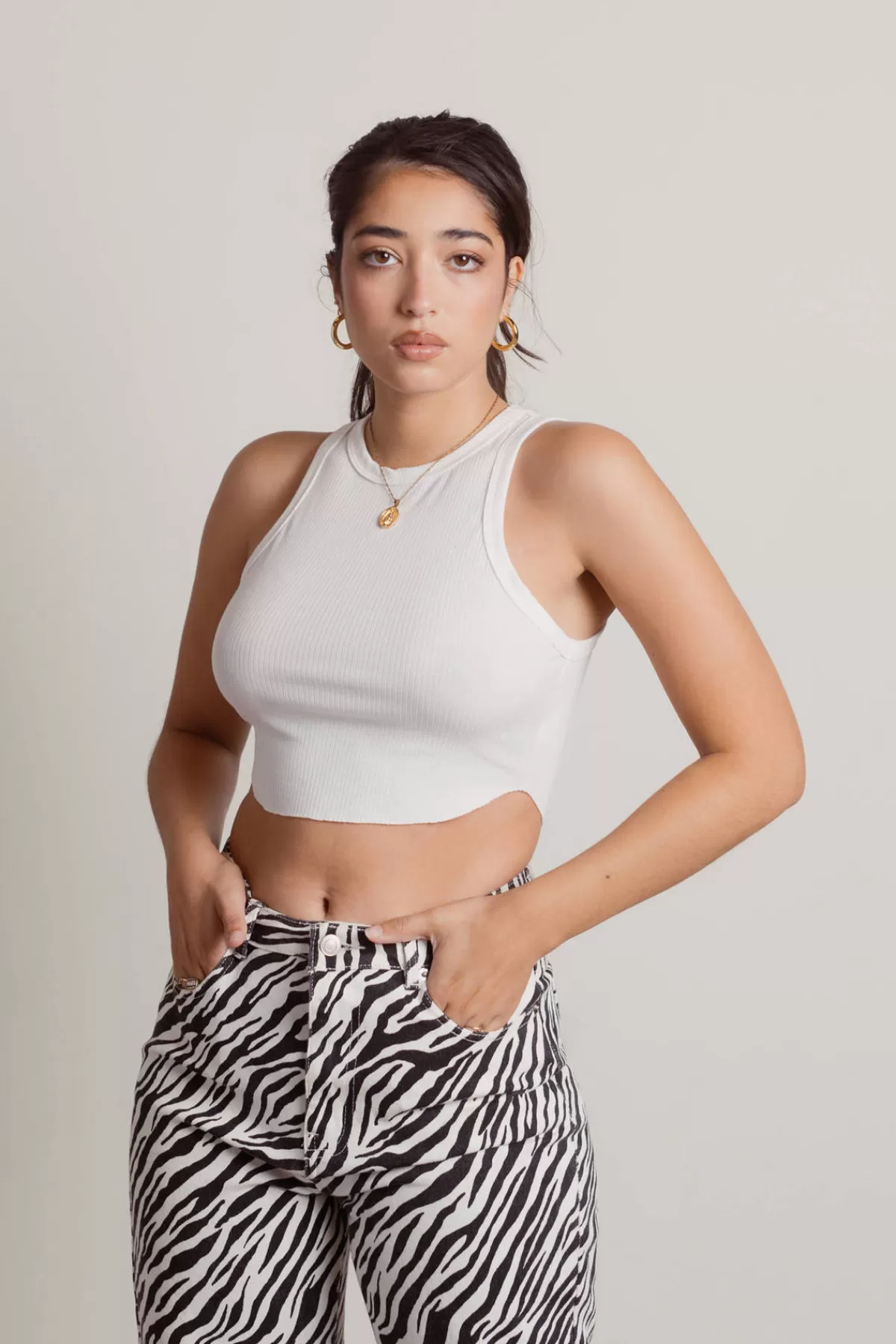 Tobi Joah Crop Top - Ivory* Resort Wear | Crop Tops