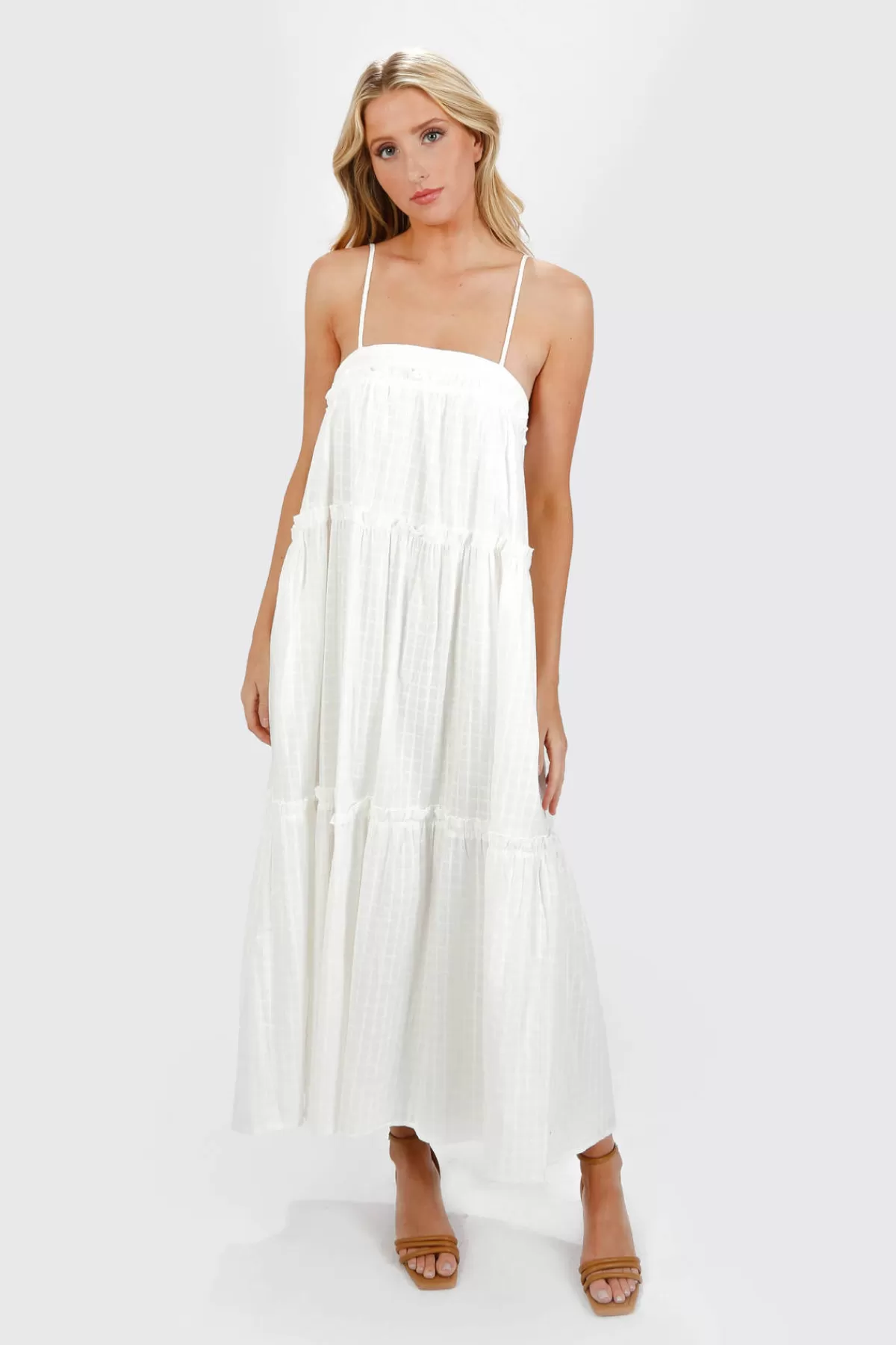 Tobi Julianne Chiffon Tiered Maxi Dress - * Bump Friendly Dresses | Resort Wear