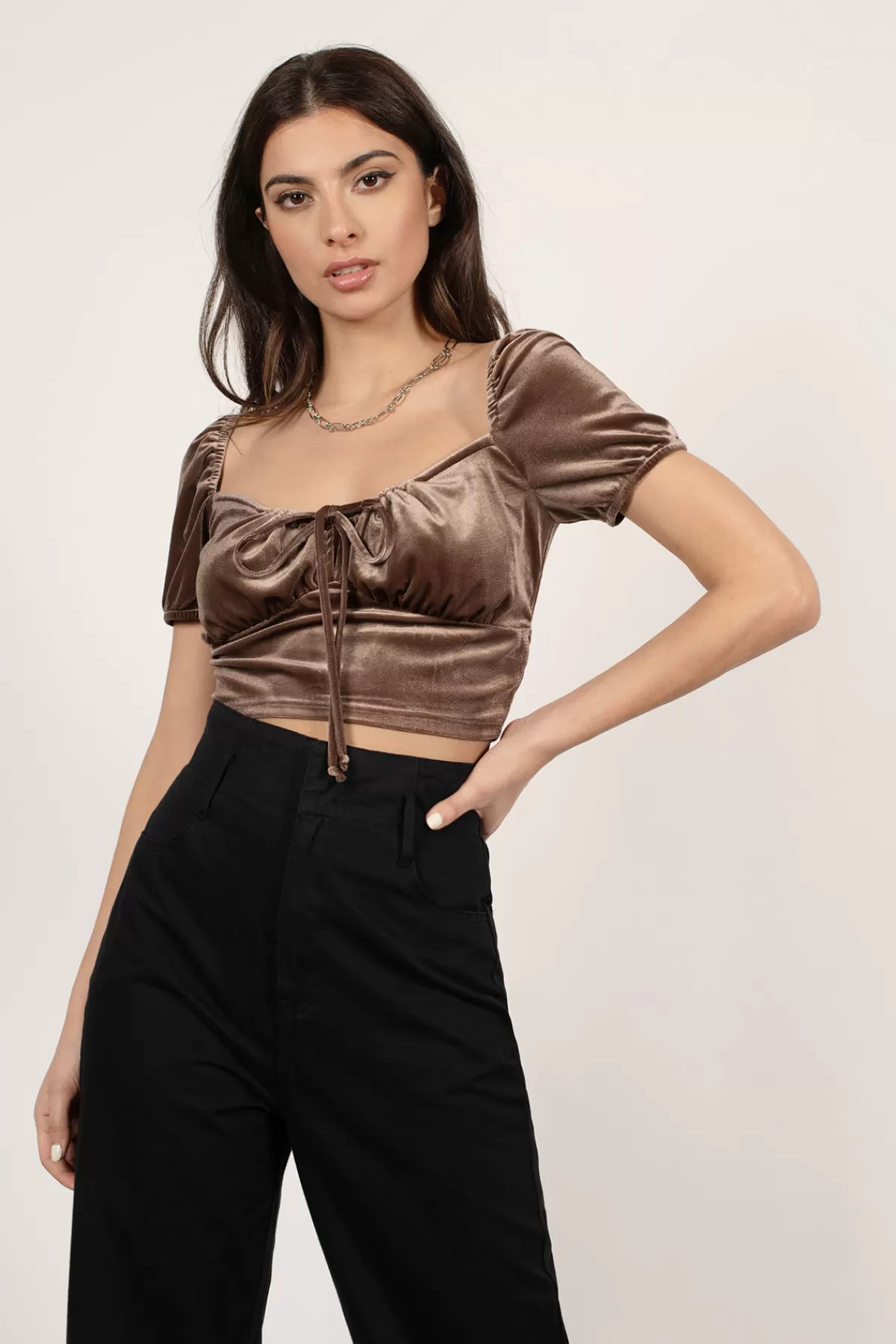 Tobi Juliarts Crop Top - * Puff Sleeve Tops