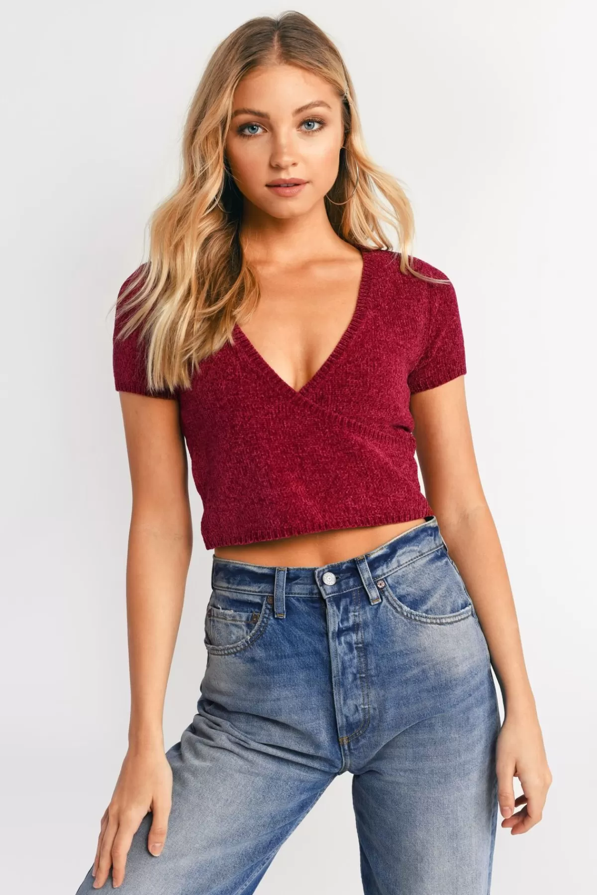 Tobi Julie Crop Top - * Valentines Day Outfits | Red Tops