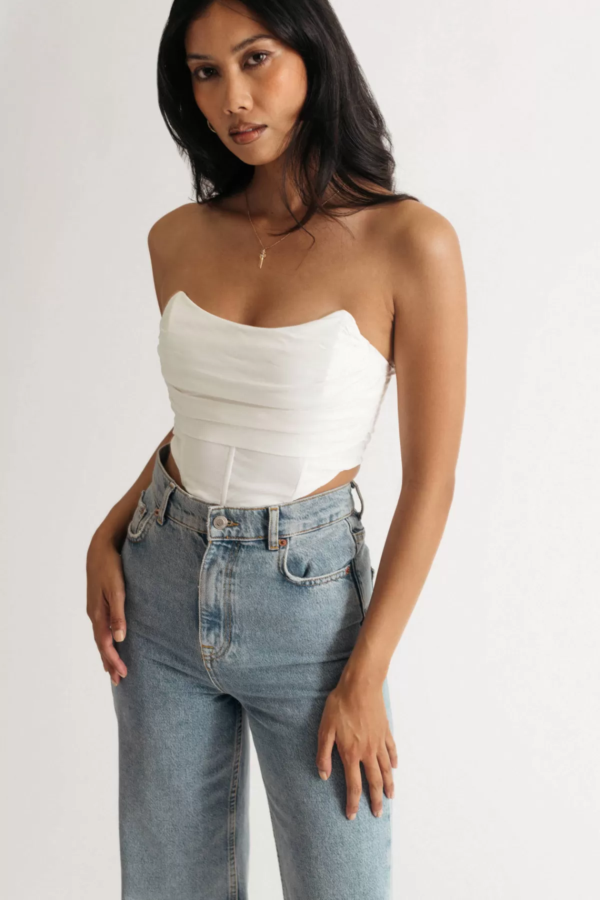 Tobi Just Thinking Of You Bustier Crop Top* Going Out Tops | Corsets & Bustiers